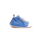 CHOU DOG CUIR SHERP RETRO 5 BLEU
