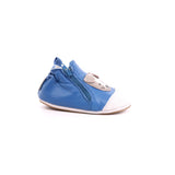 CHOU DOG CUIR SHERP RETRO 5 BLEU