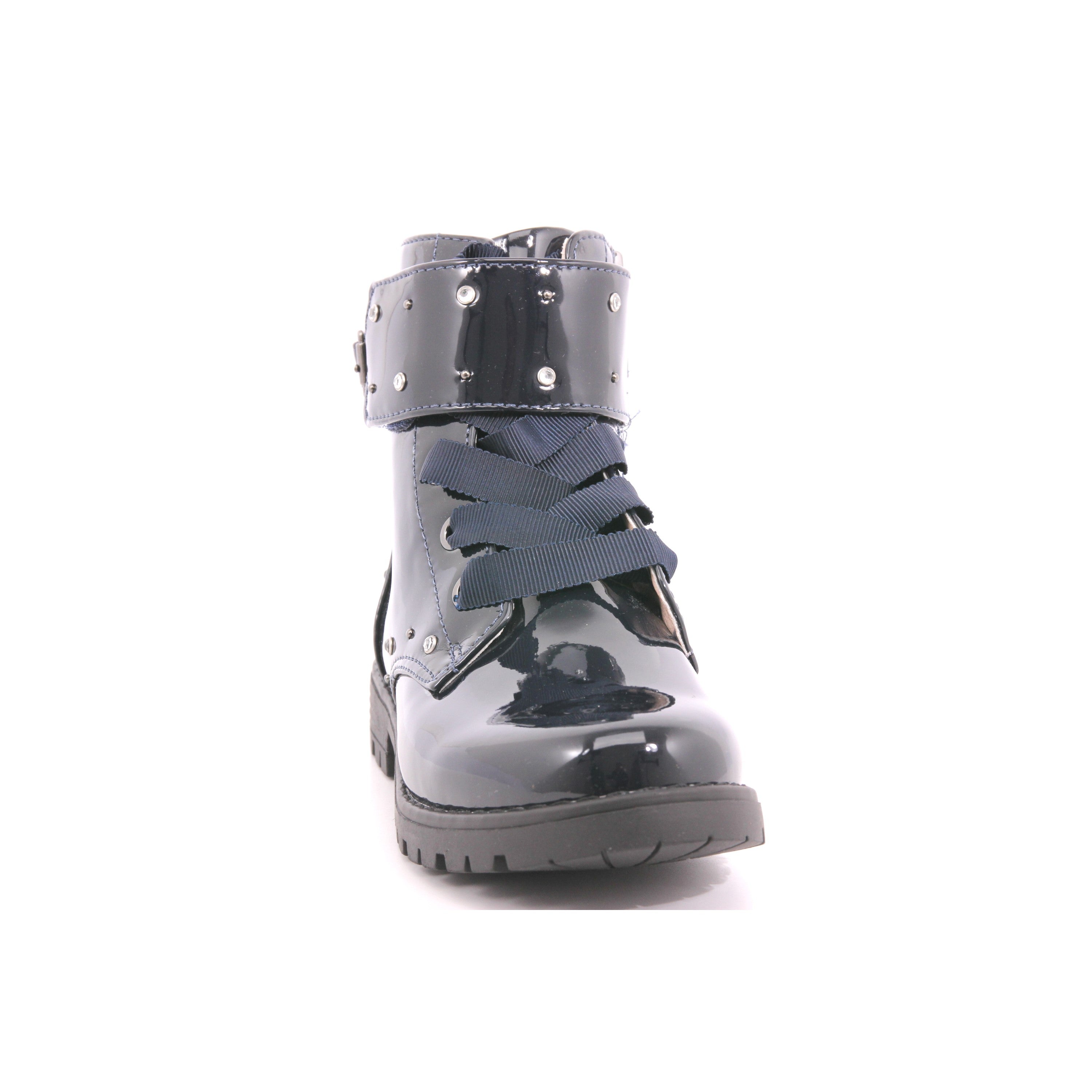 STIVALETTO MOTO VERNICE 030 MARINO