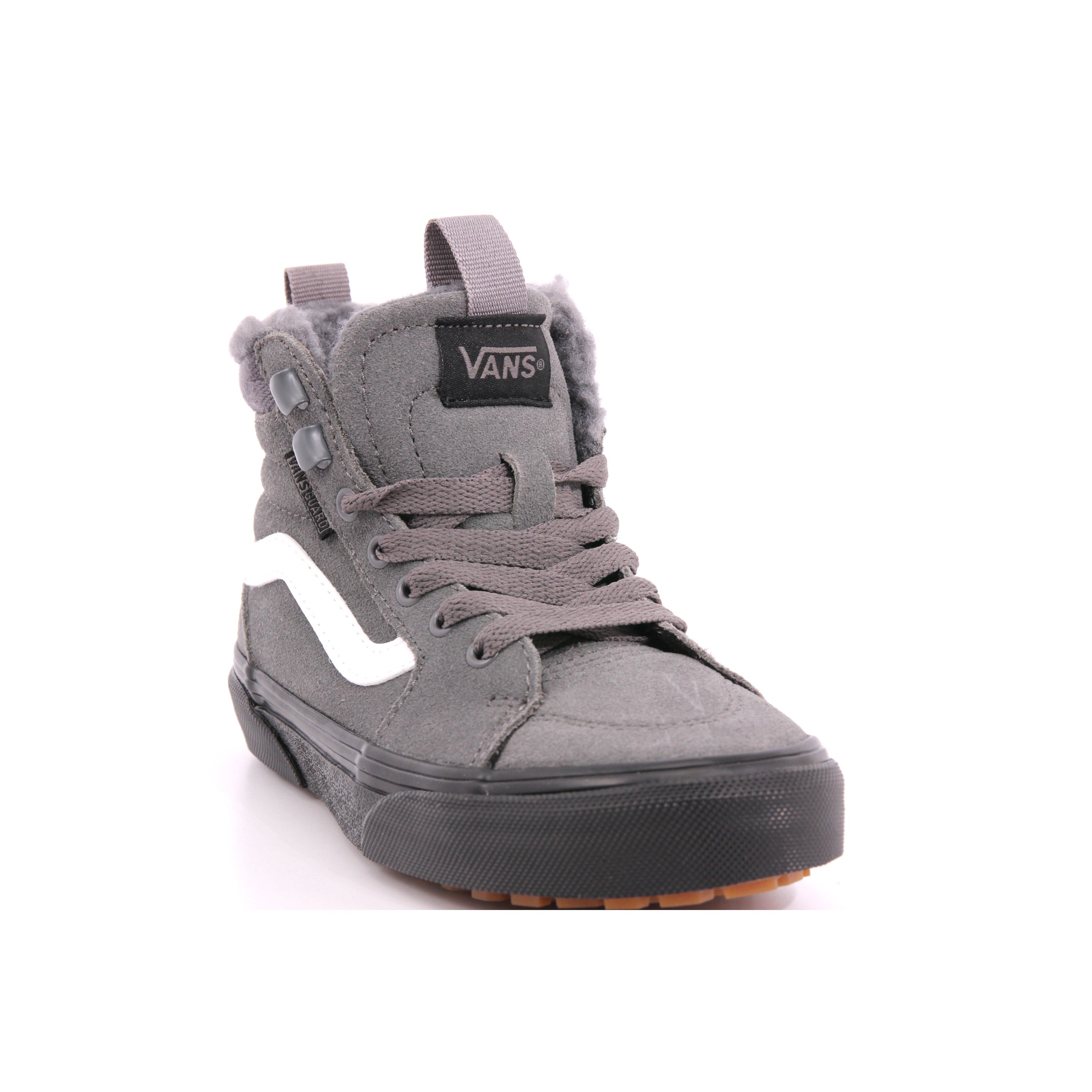 YT FILMORE HI VANSGUARD SHERPA SUEDE PEWTER/BLK