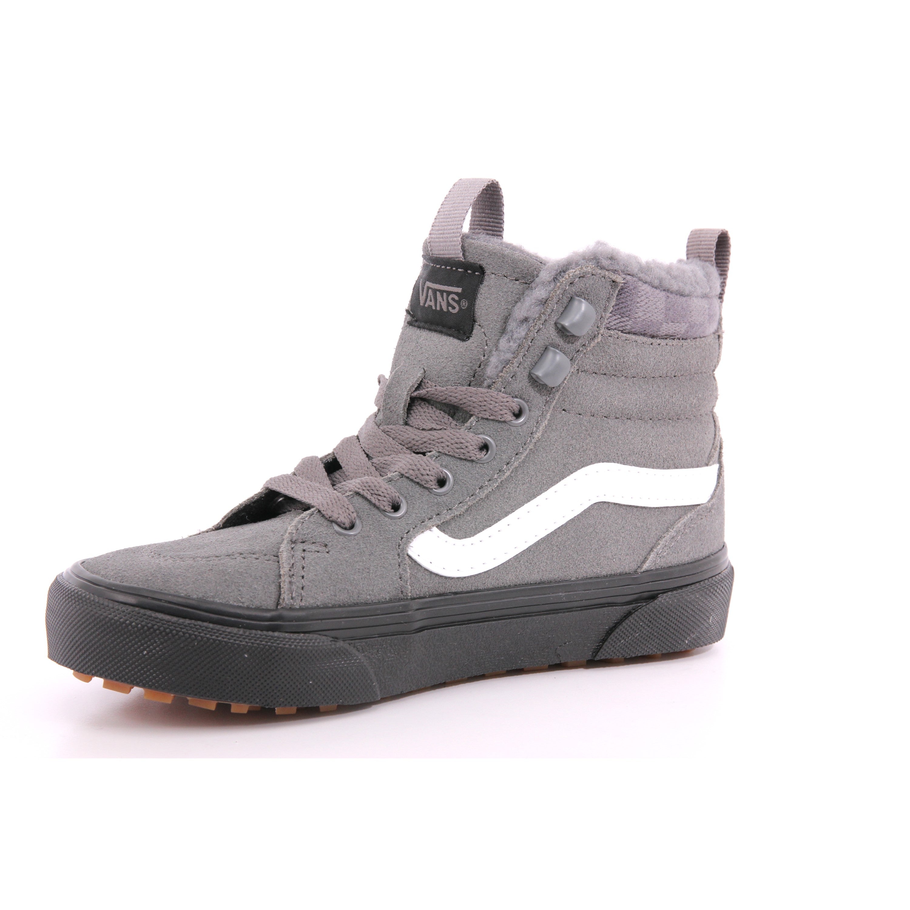 YT FILMORE HI VANSGUARD SHERPA SUEDE PEWTER/BLK