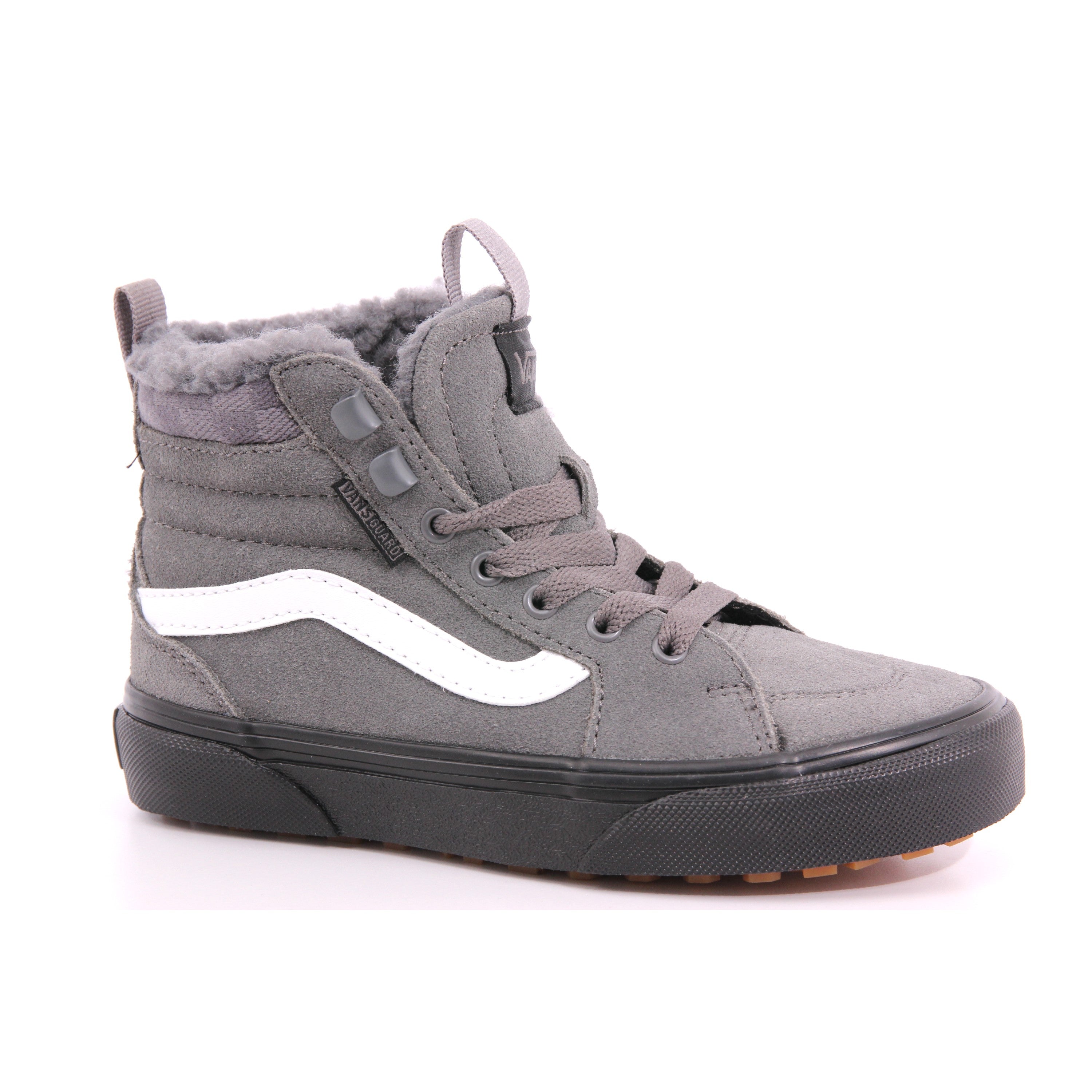 YT FILMORE HI VANSGUARD SHERPA SUEDE PEWTER/BLK