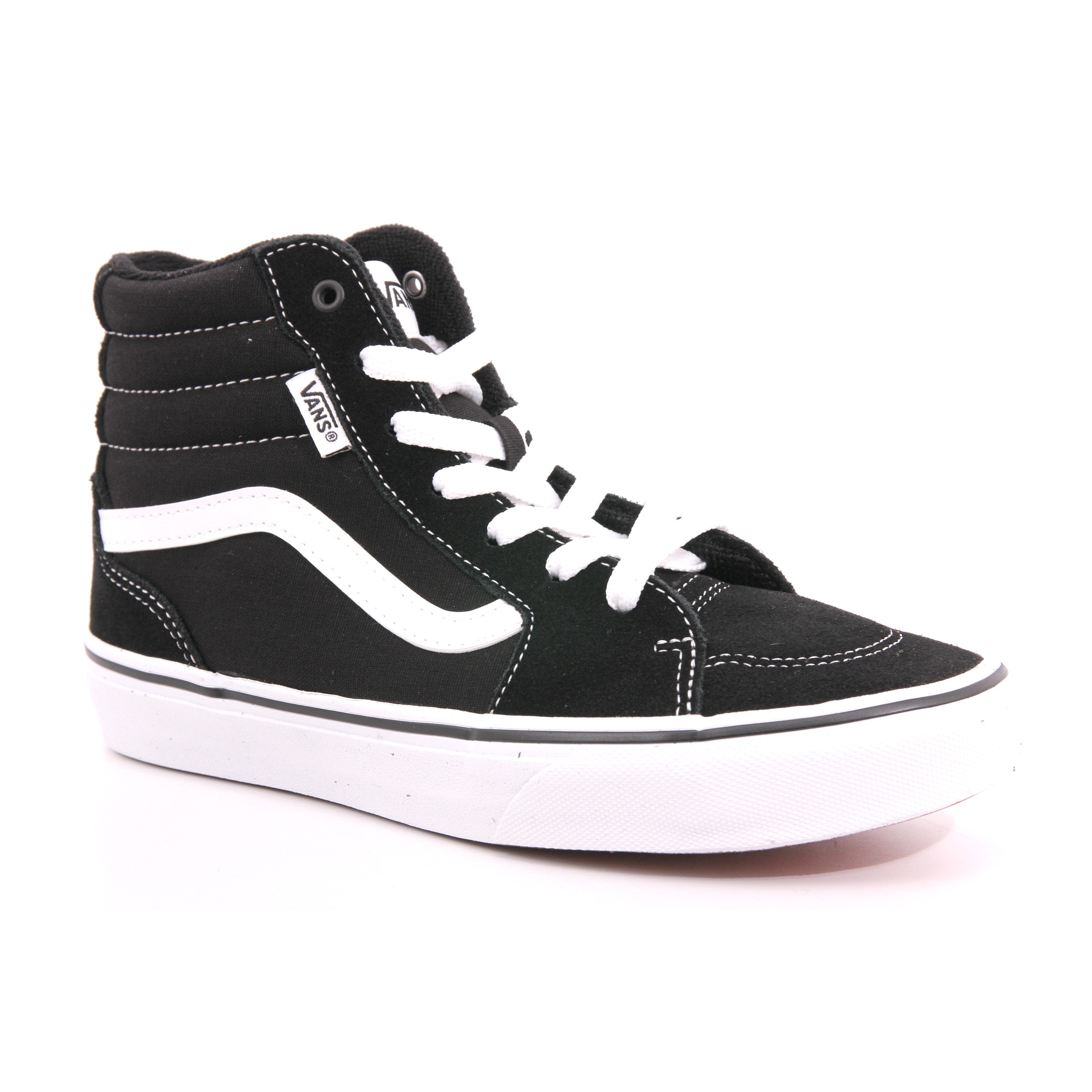 YT FILMORE HI SUEDE/CANVAS BLACK/WHITE