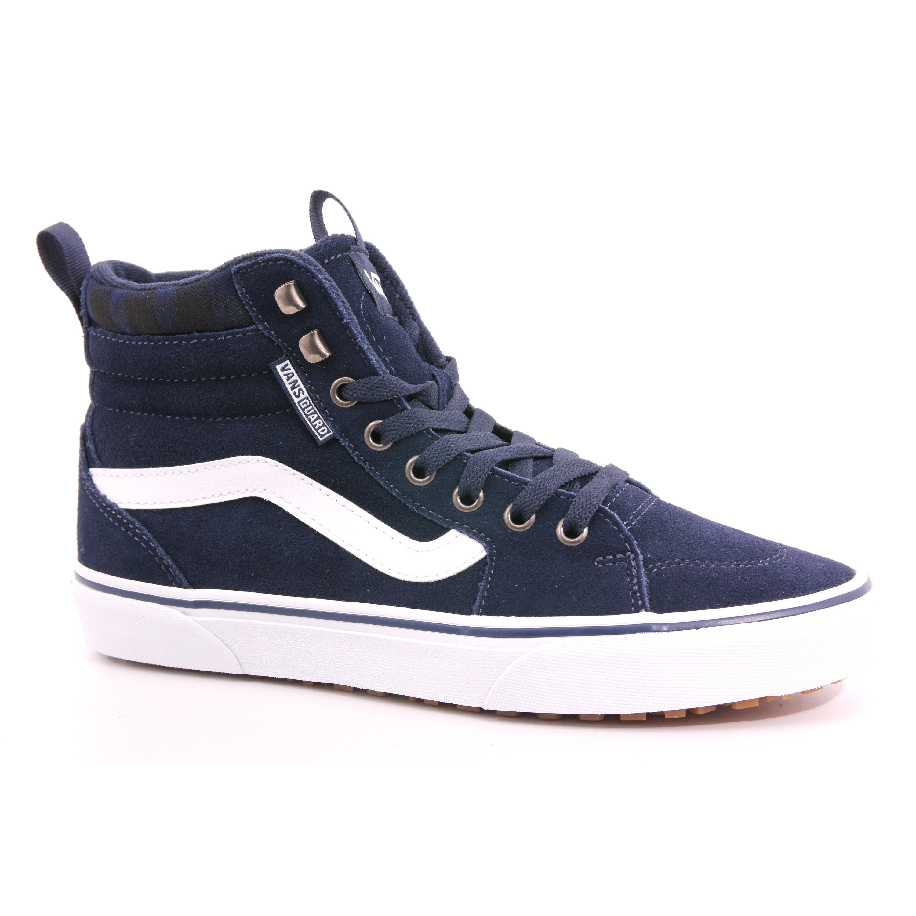 MN FILMORE HI VANSGUARD SUEDE DRESS BLUES/PLAID