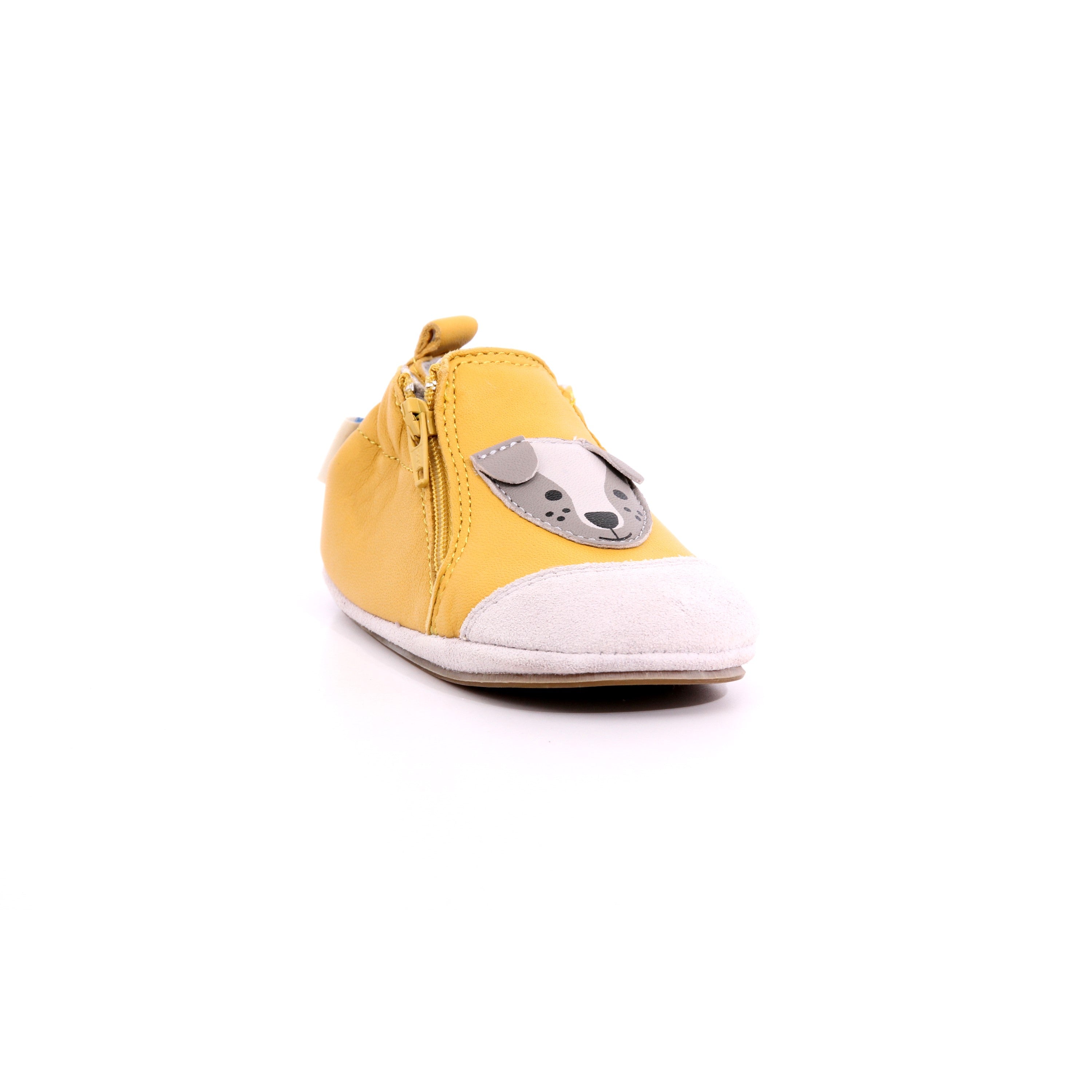 CHOU DOG CUIR SHEEP RETRO 7 JAUNE