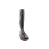 STIVALE PIOGGIA LINA GLITTER ARGENTO NERO