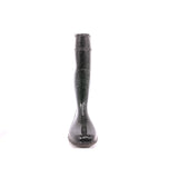 STIVALE PIOGGIA LINA GLITTER ARGENTO NERO