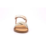 SANDALS ORO LAMINATO PUNTA GLITTER