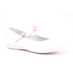 GIRLS NAPPA BIANCO FIORI BIANCHI