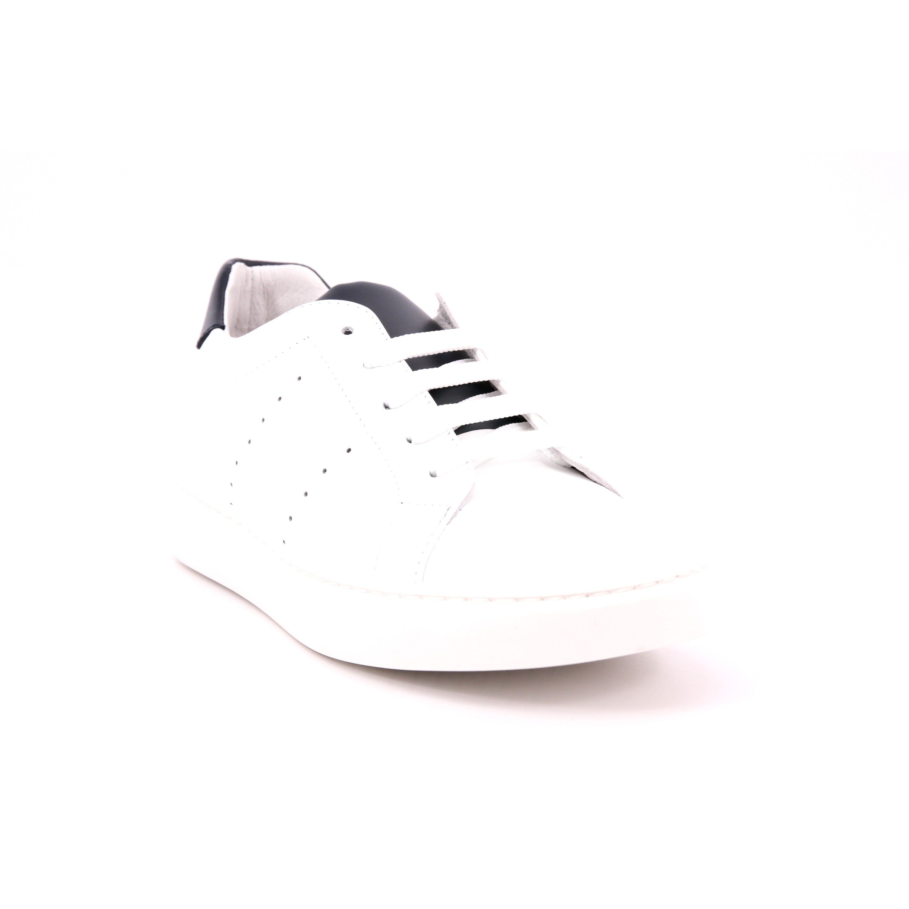 SCARPA VITELLO BIANCO/BLU
