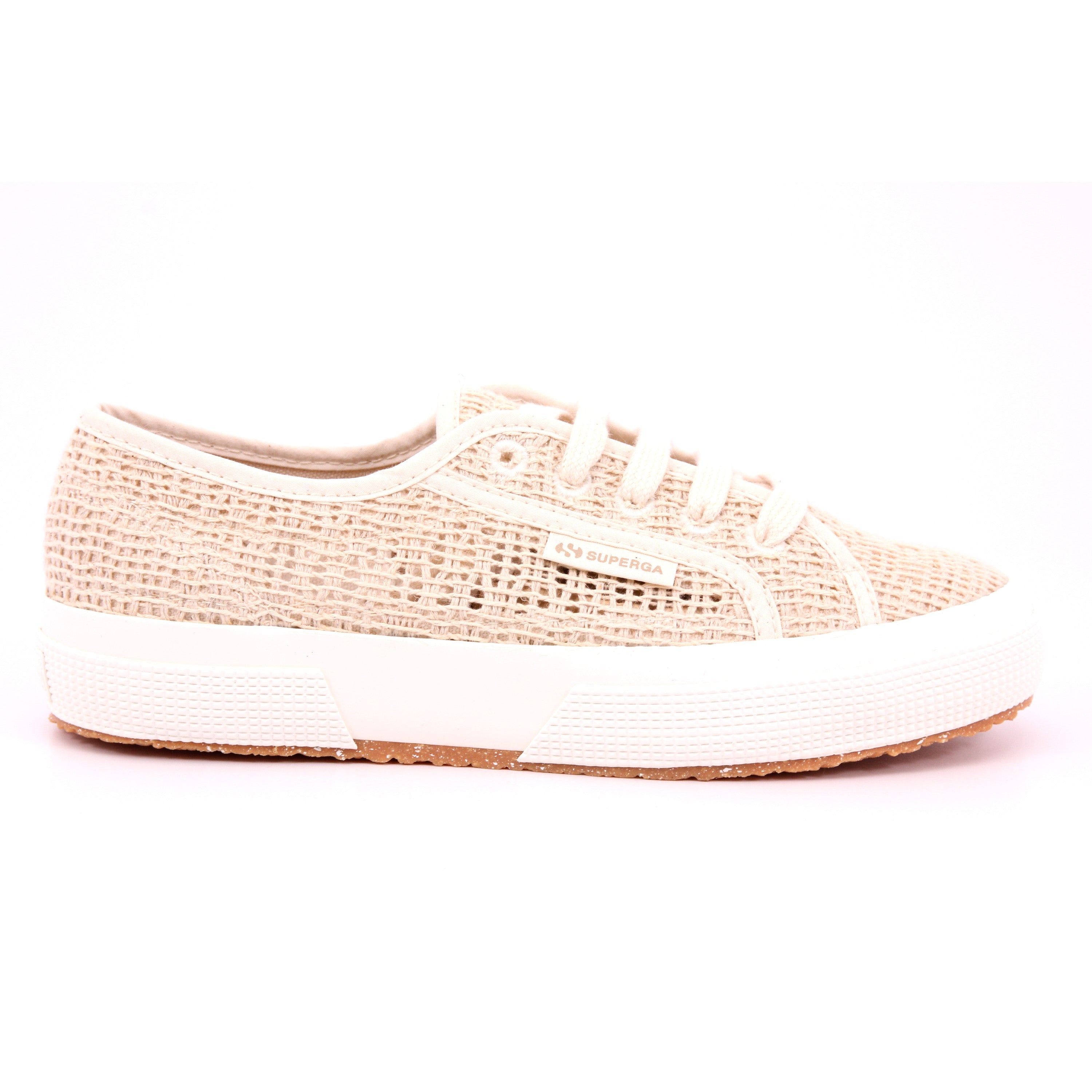 2730 ROPE MACRAME WEDGE  A00 BEIGE RAW