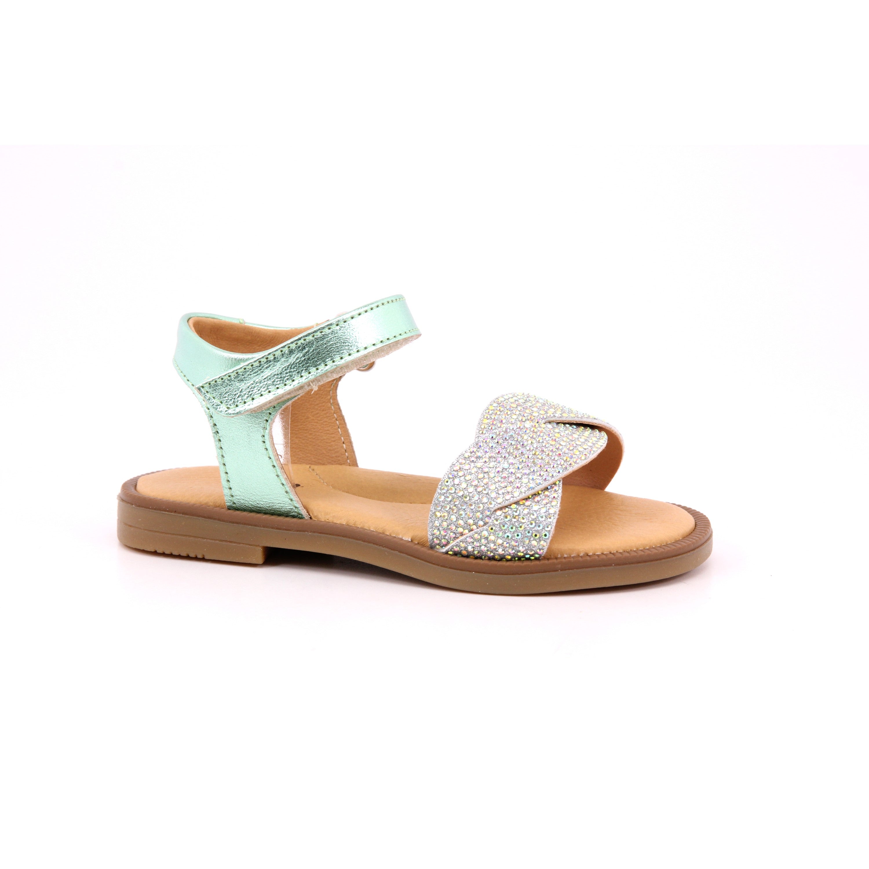 SANDALS MENTA LAMINATO PUNTA GLITTER