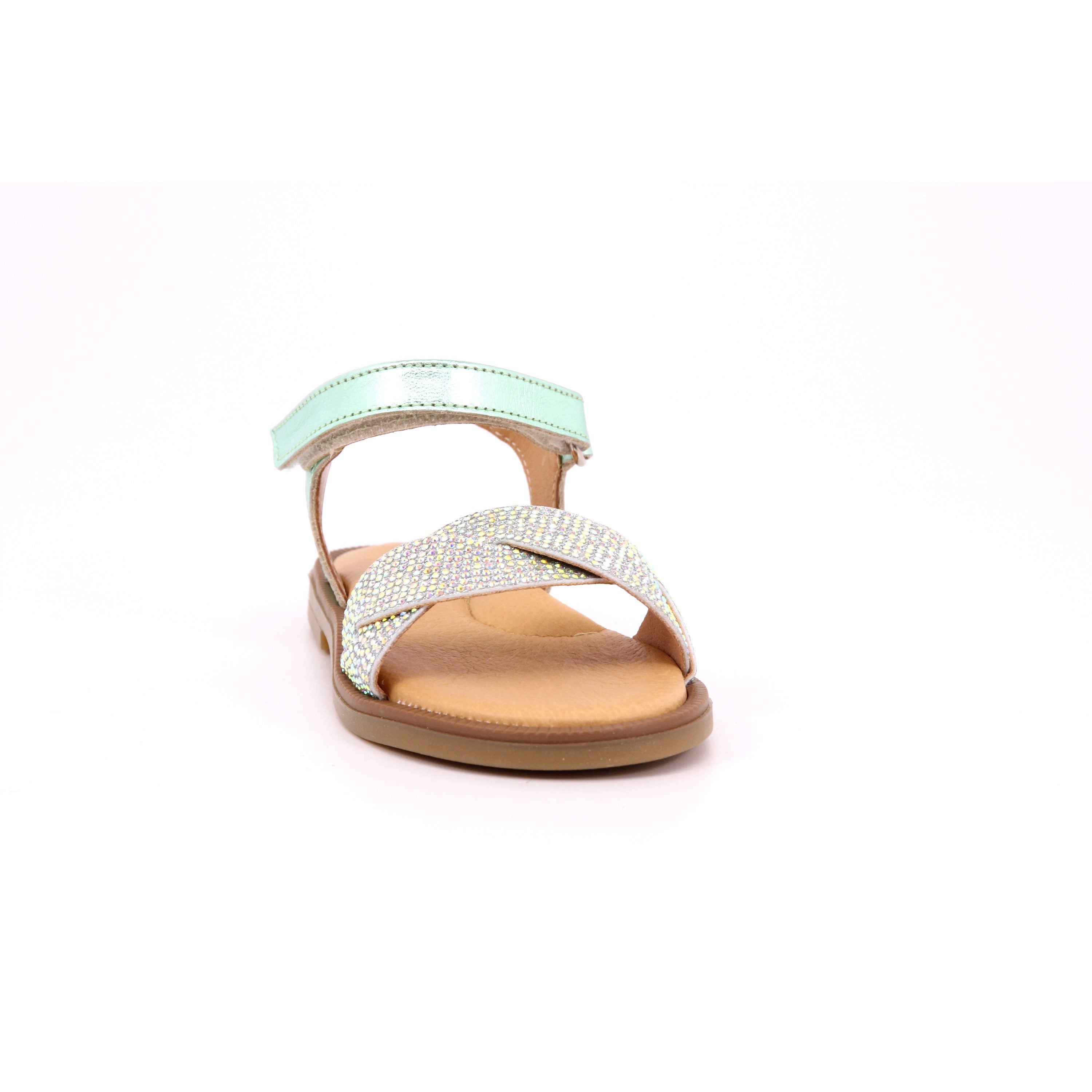 SANDALS MENTA LAMINATO PUNTA GLITTER