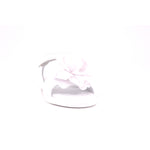 SANDALS BIANCO NAPPA CON FIORE BIANCO
