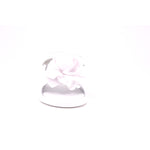 SANDALS BIANCO NAPPA CON FIORE BIANCO