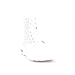 SABBATH 0034 MID J PU WHITE/PERFORATED FLOWERS