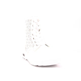 SABBATH 0034 MID J PU WHITE/PERFORATED FLOWERS