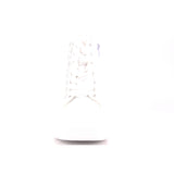 SABBATH 0034 MID J PU WHITE/PERFORATED FLOWERS