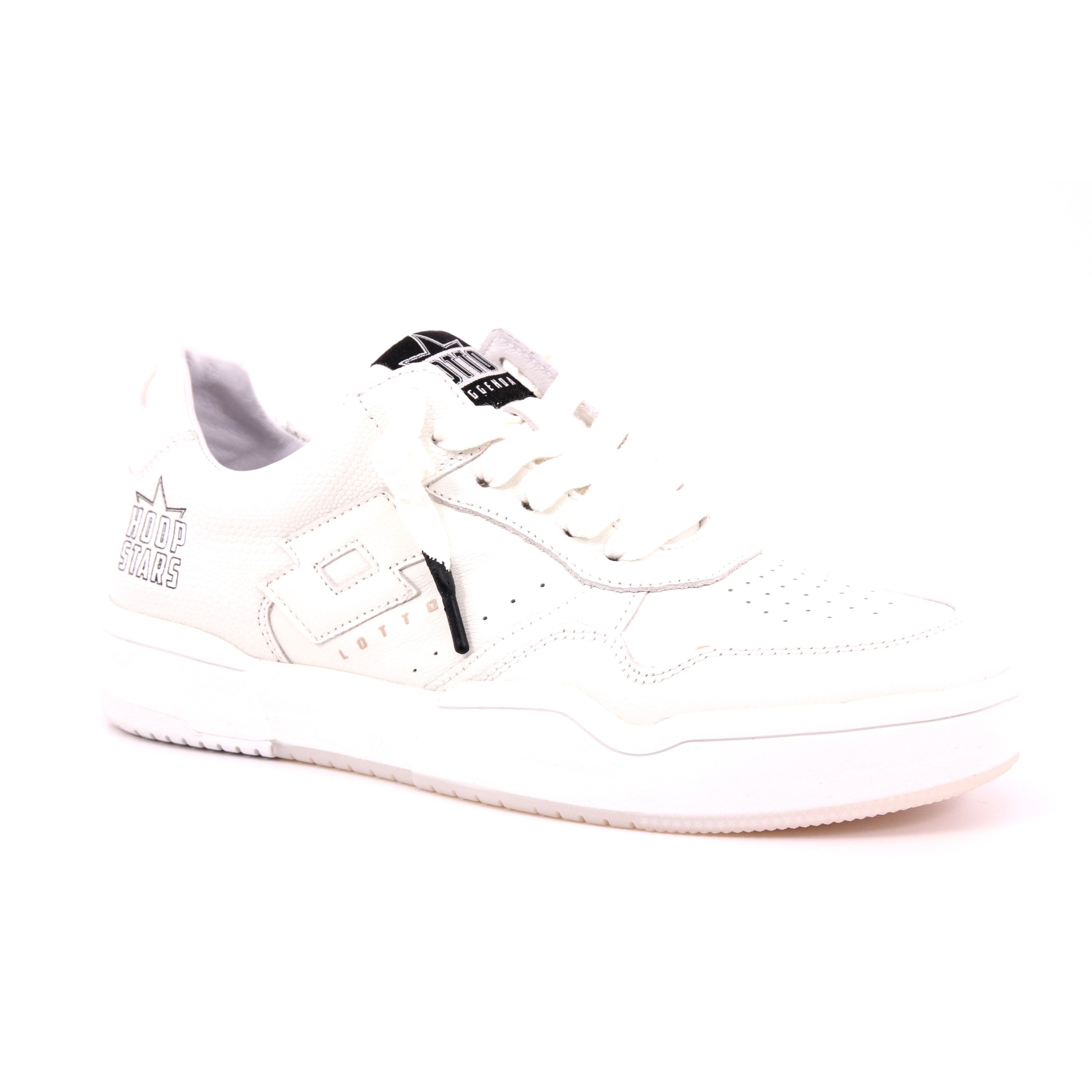 HOOP STARS WHITE/ALL BLACK