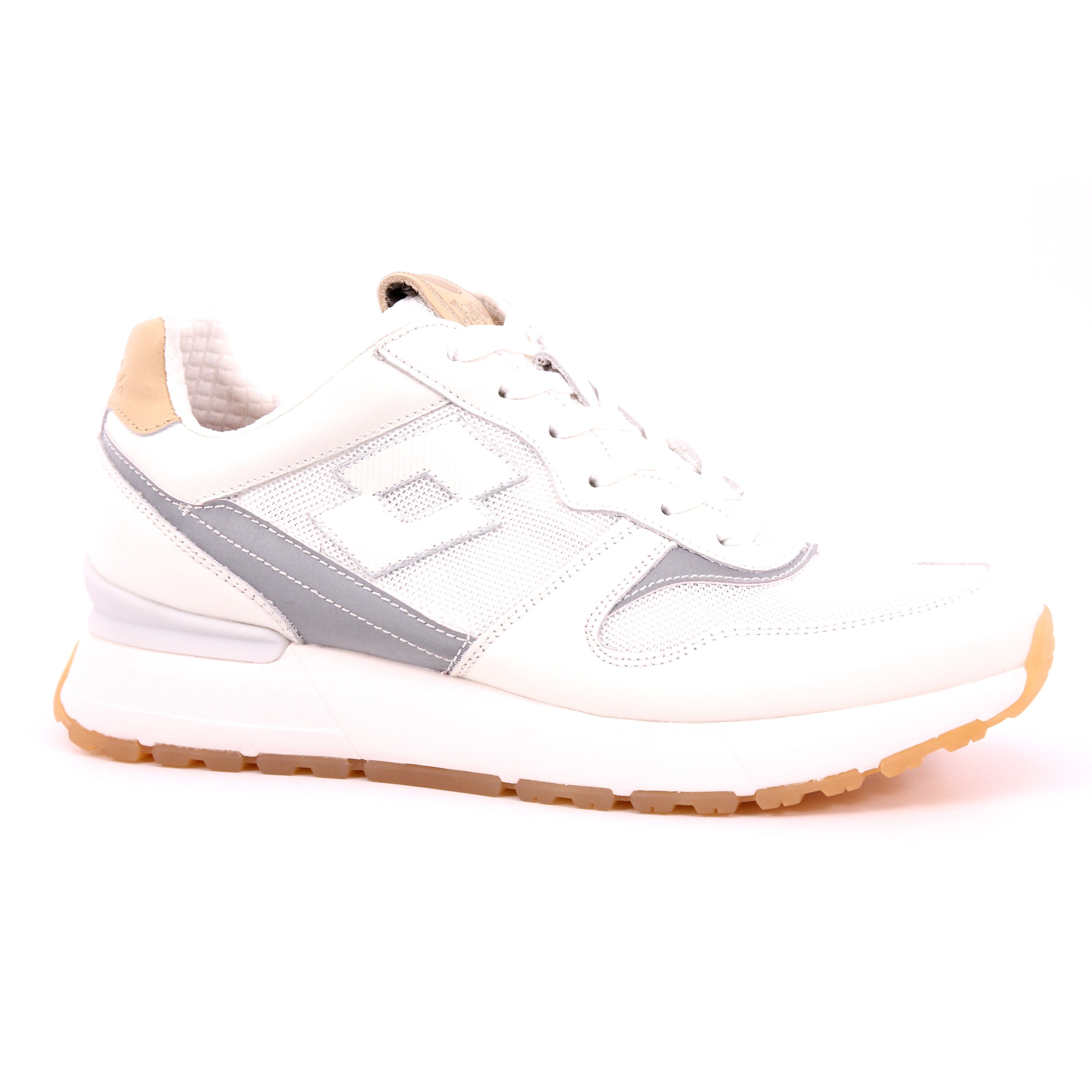 TOKYO GINZA LEATHER WHITE SILVER METAL 2