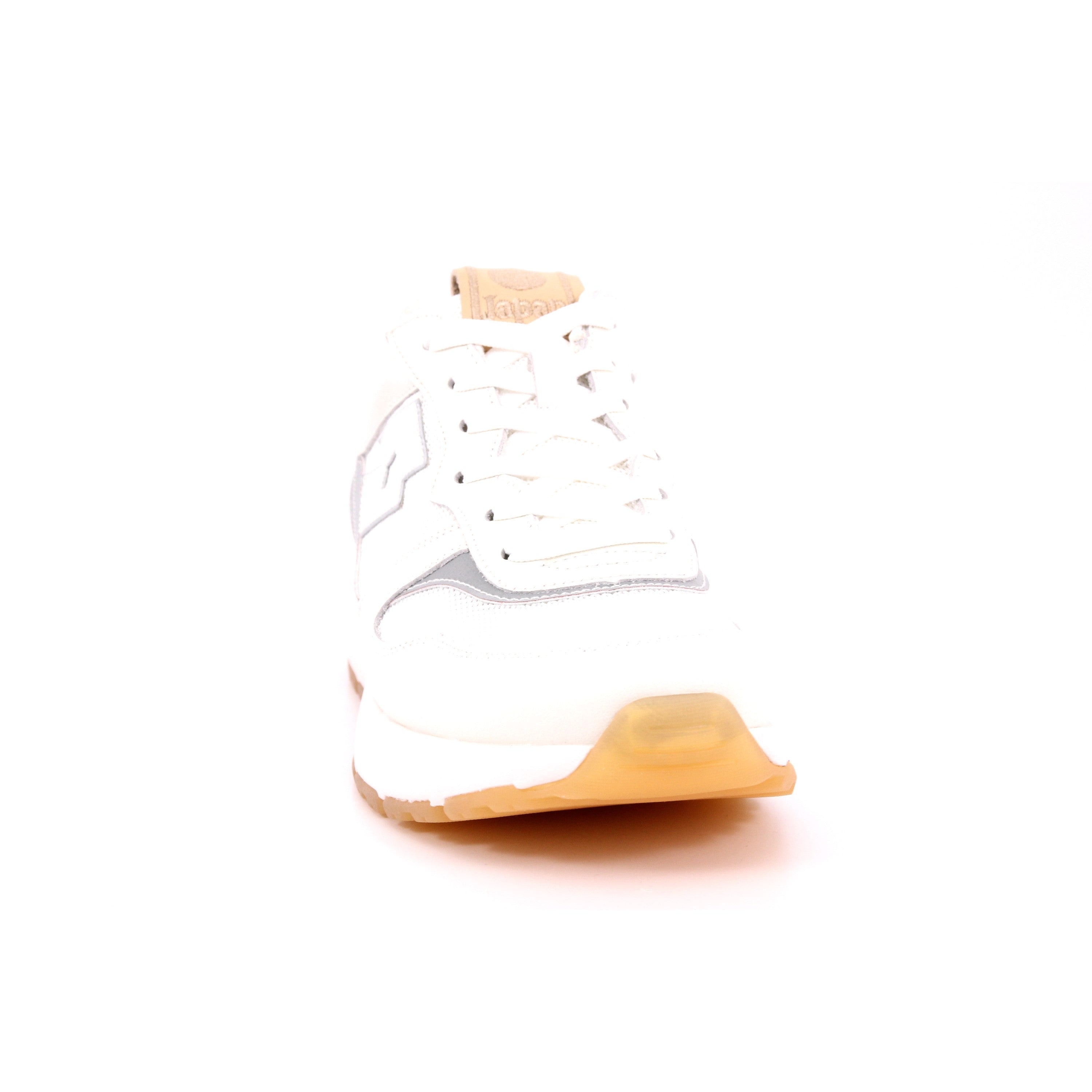 TOKYO GINZA LEATHER WHITE SILVER METAL 2