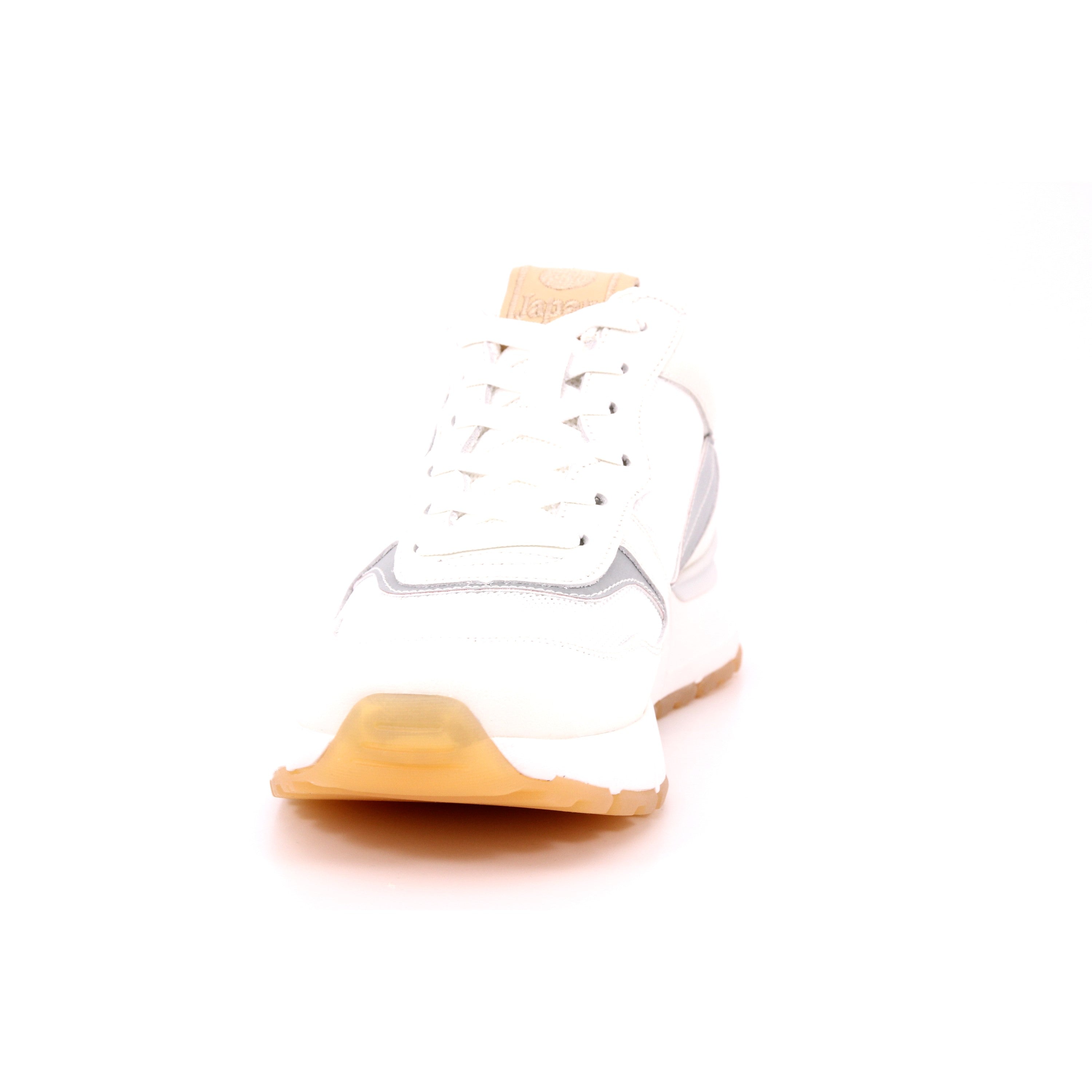 TOKYO GINZA LEATHER WHITE SILVER METAL 2