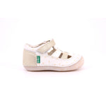 SUSHY COW NAPPA +FOIL TRIAN 32 BLANC OR PLUME