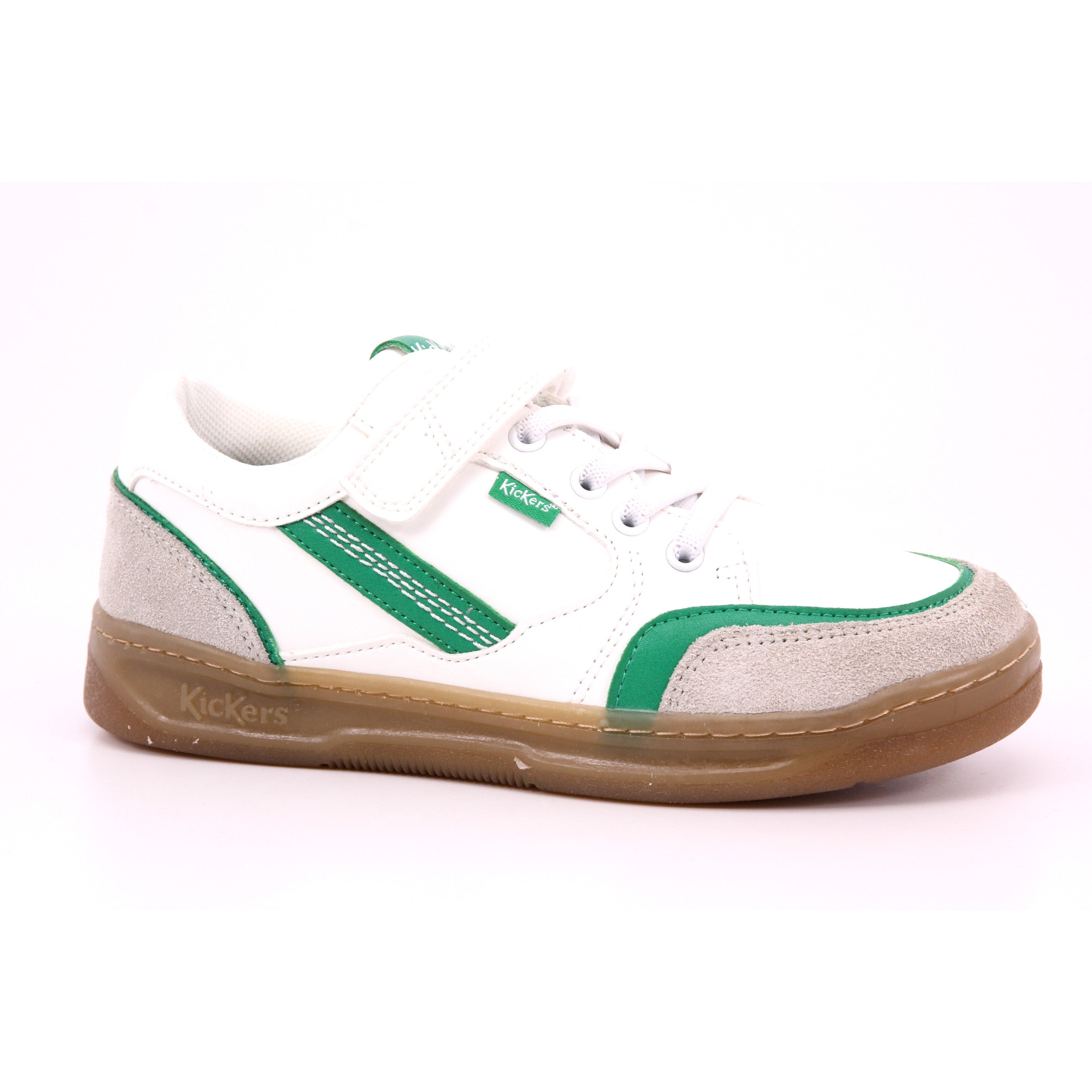 KOUIC SUEDE + TEXTILE + PU 31BLANC GRIS VERDE