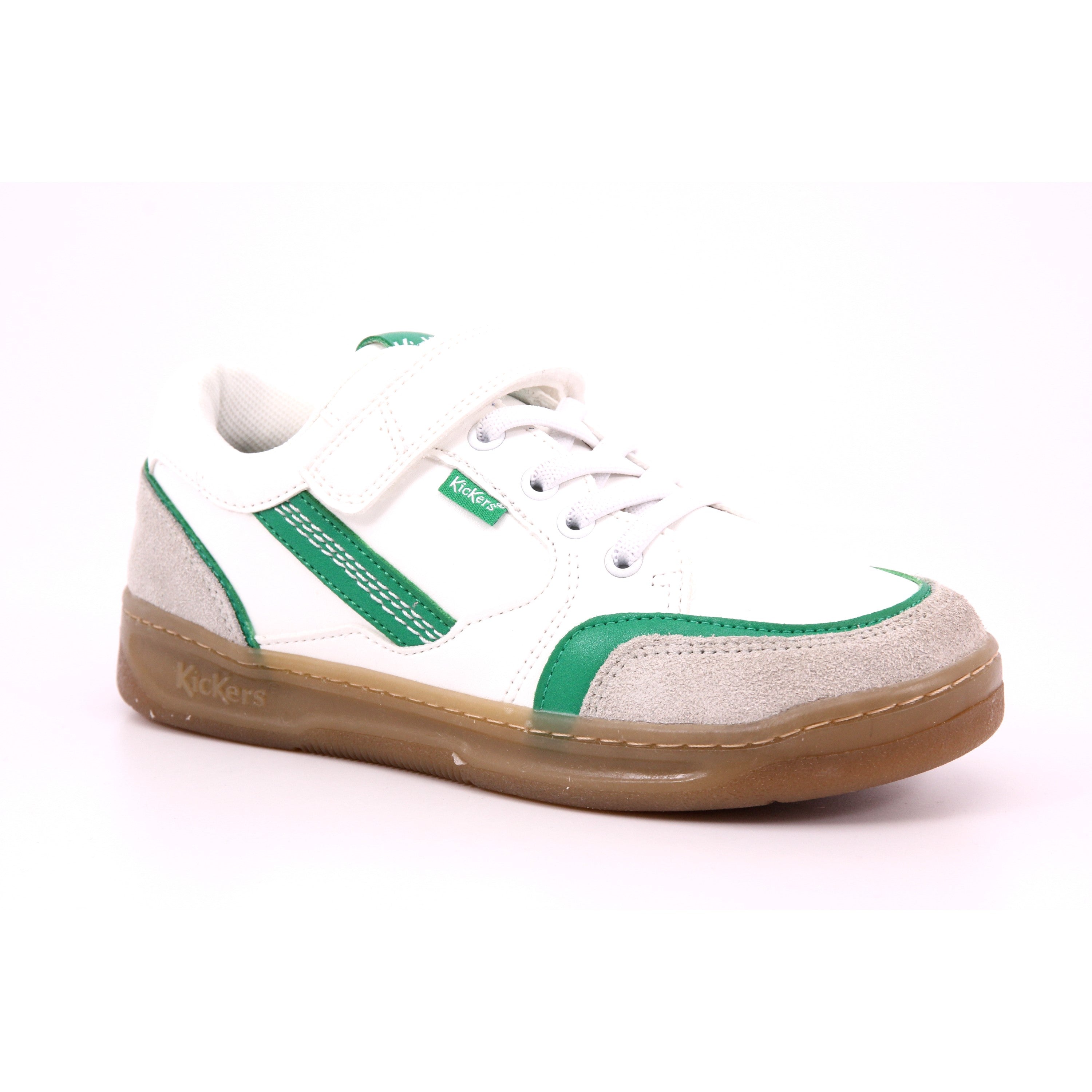 KOUIC SUEDE + TEXTILE + PU 31BLANC GRIS VERDE