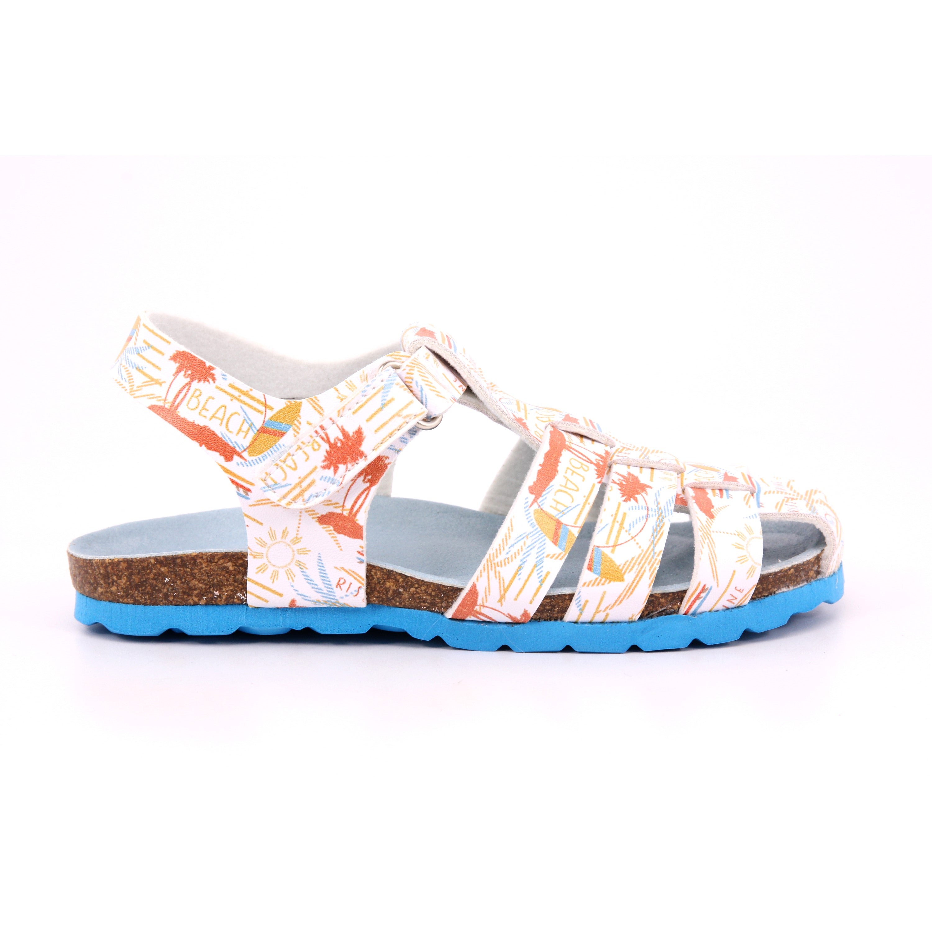 SUMMERTAN PU PRINT ALL OVER 32 BLANC SURF