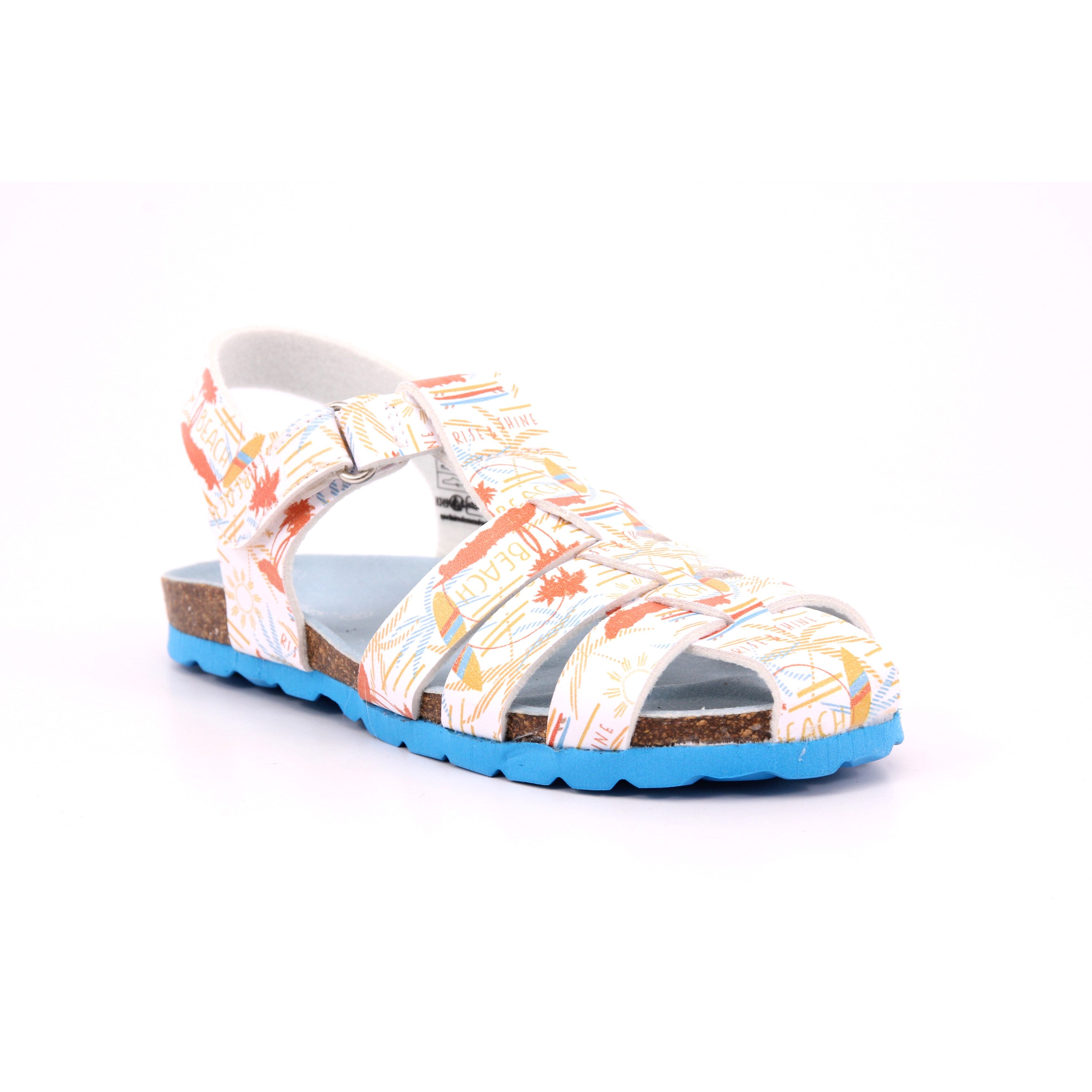 SUMMERTAN PU PRINT ALL OVER 32 BLANC SURF