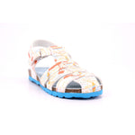 SUMMERTAN PU PRINT ALL OVER 32 BLANC SURF
