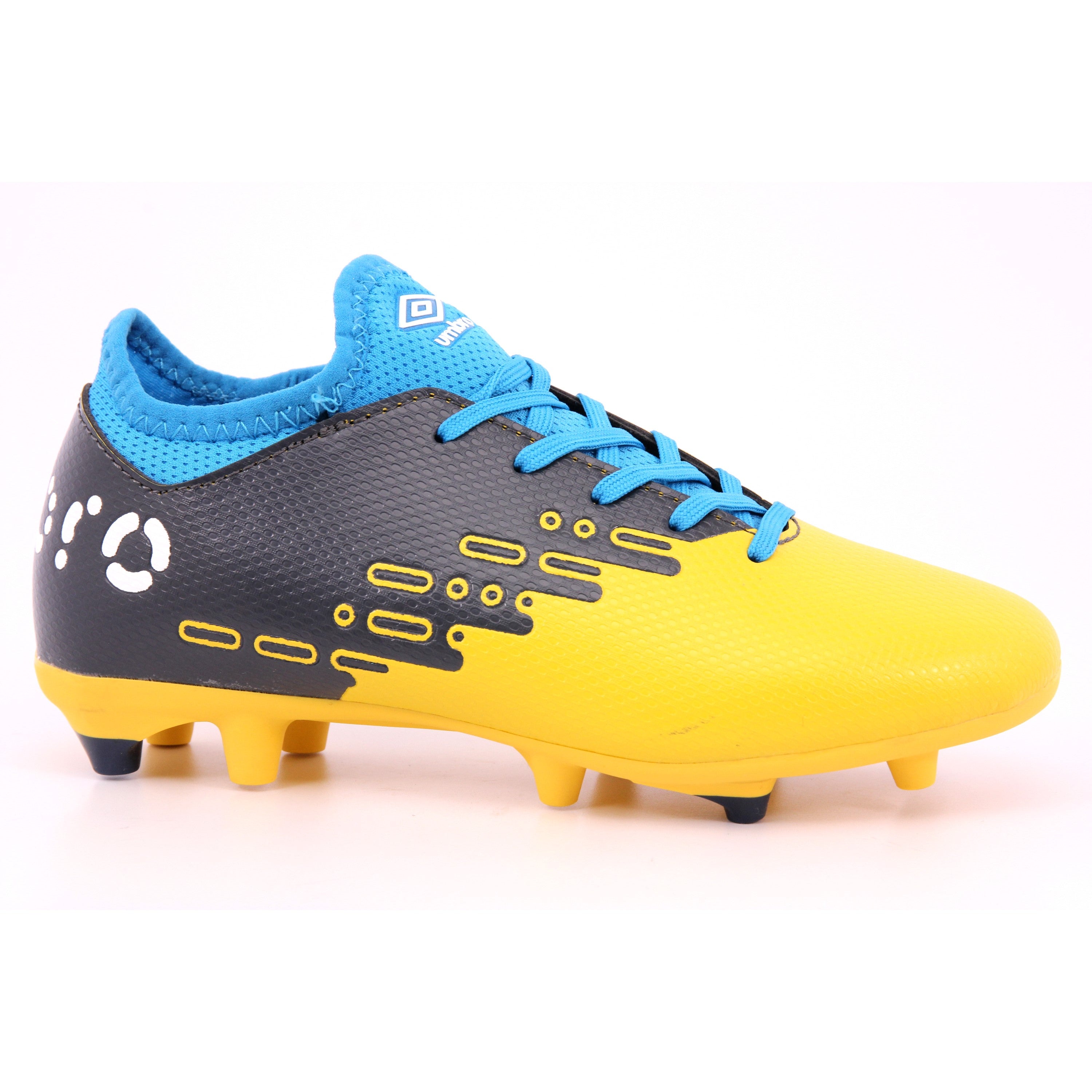 UMBRO CYPHER-JNR FG SAFETY.YELLOW/WHITE/DARK