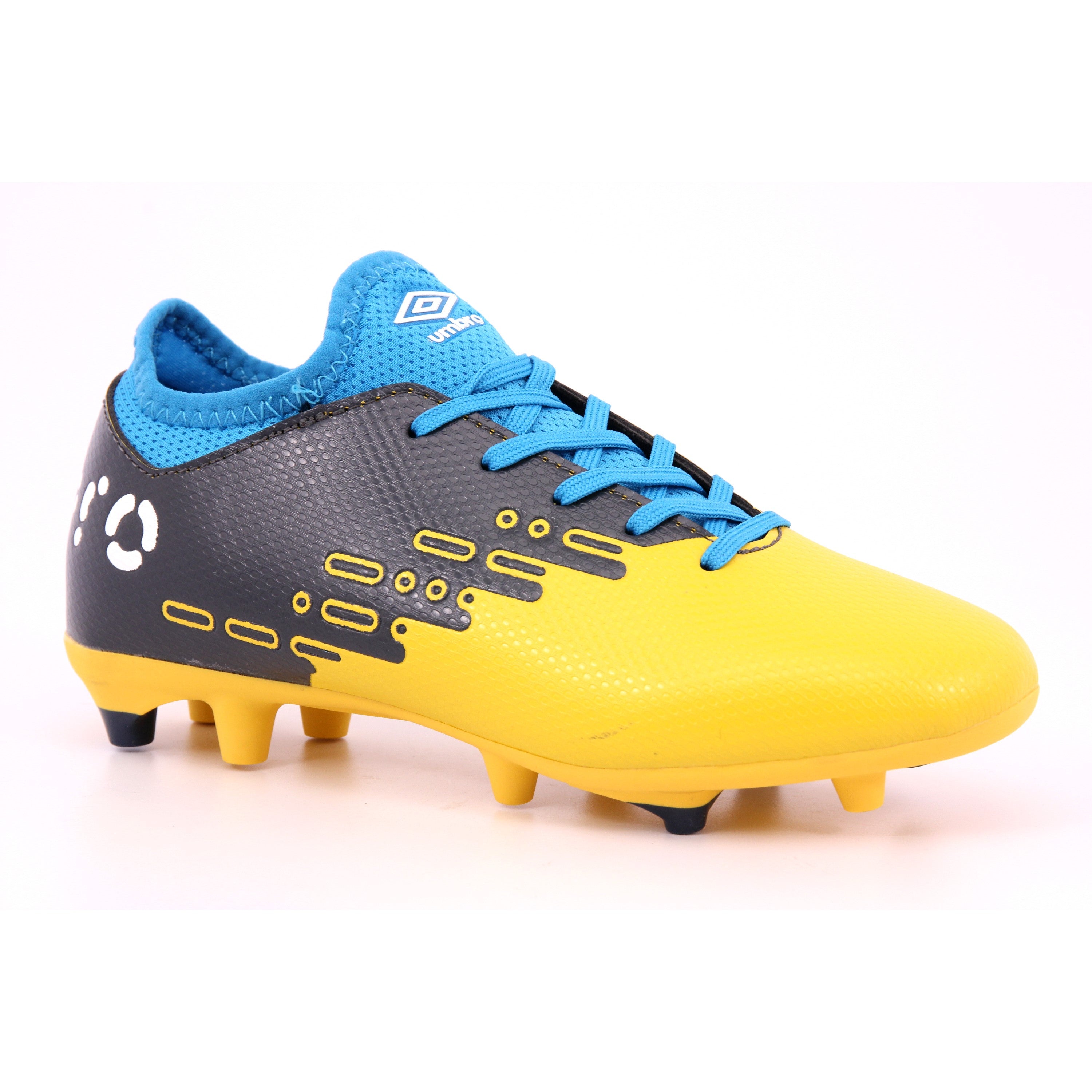 UMBRO CYPHER-JNR FG SAFETY.YELLOW/WHITE/DARK