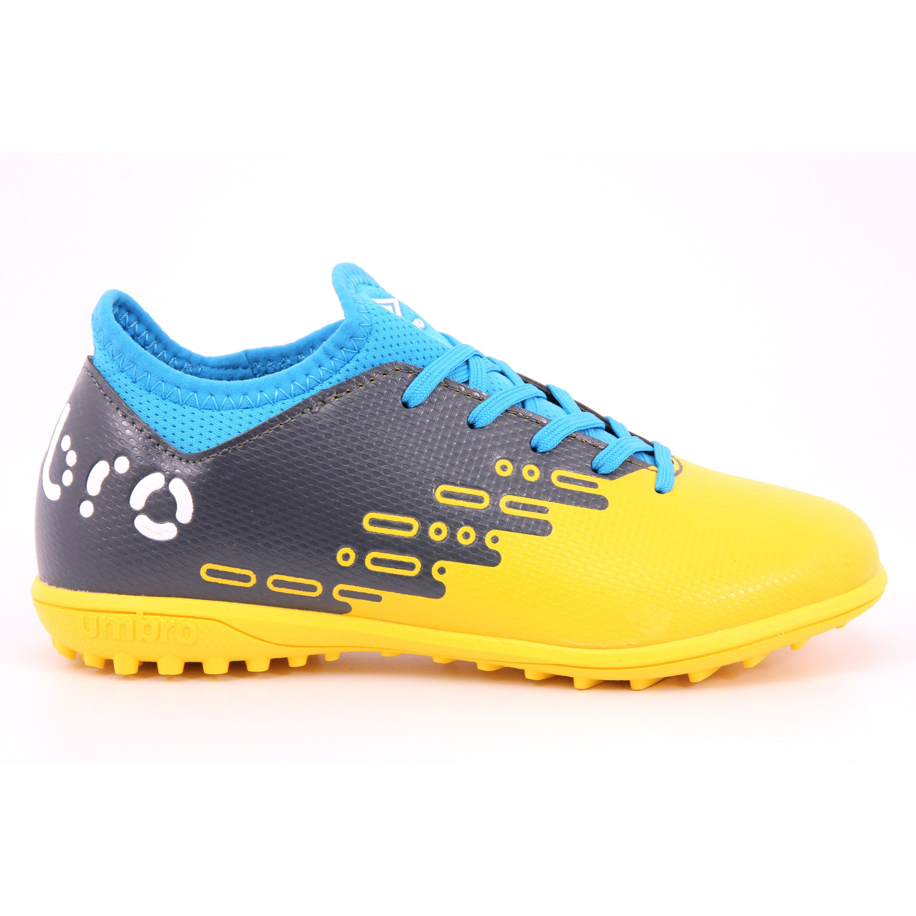 UMBRO CYPHER-JNR TF SAFETY.YELLOW/WHITE/DARK NAVY