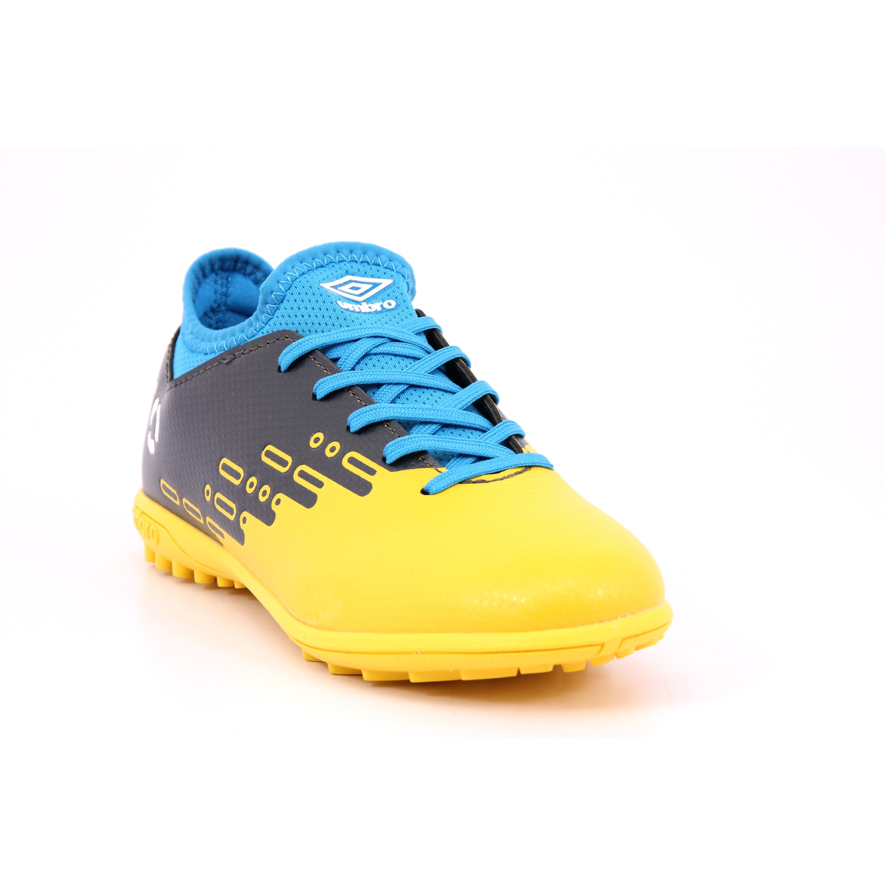 UMBRO CYPHER-JNR TF SAFETY.YELLOW/WHITE/DARK NAVY