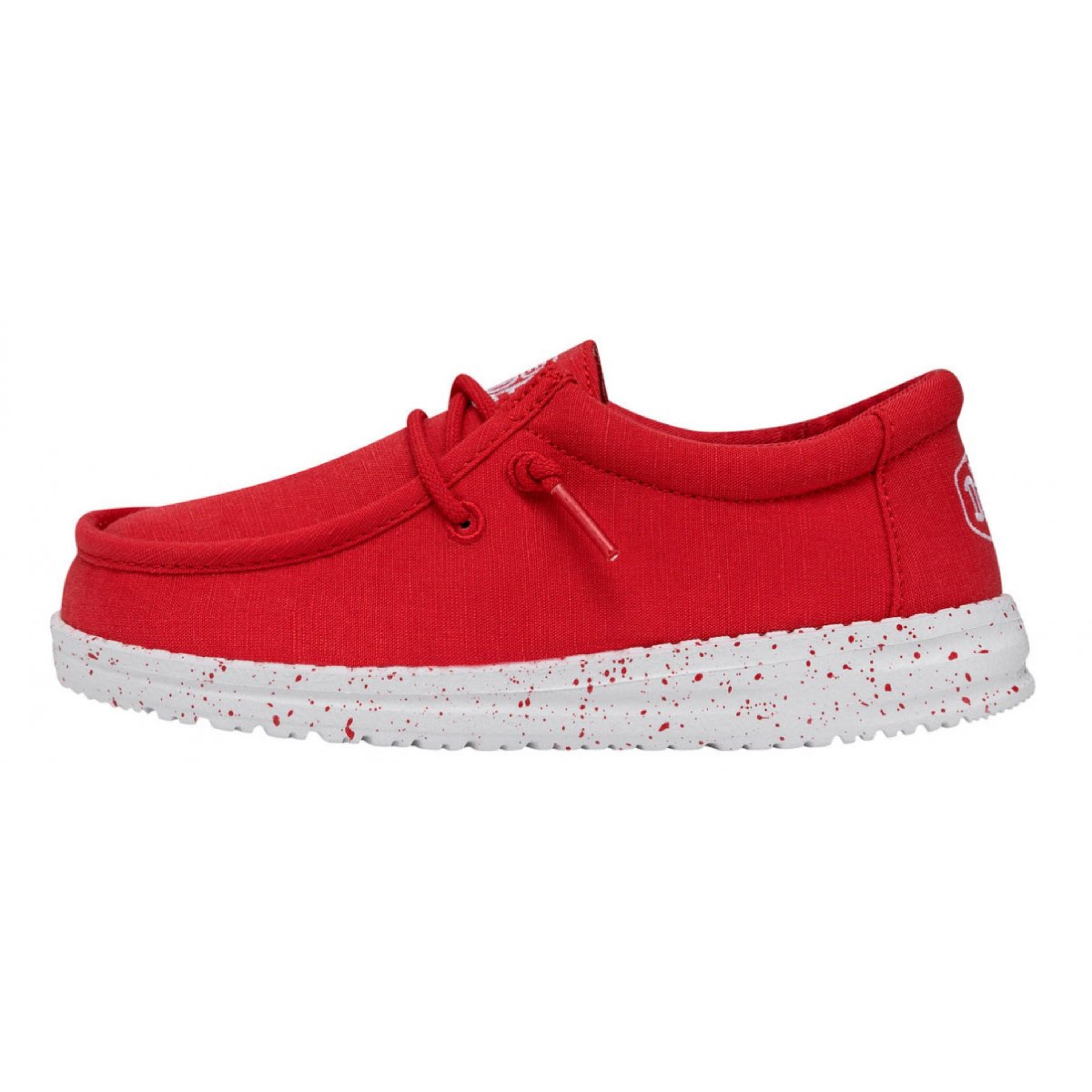 WALLY YOUTH SLUB CANVAS K RED