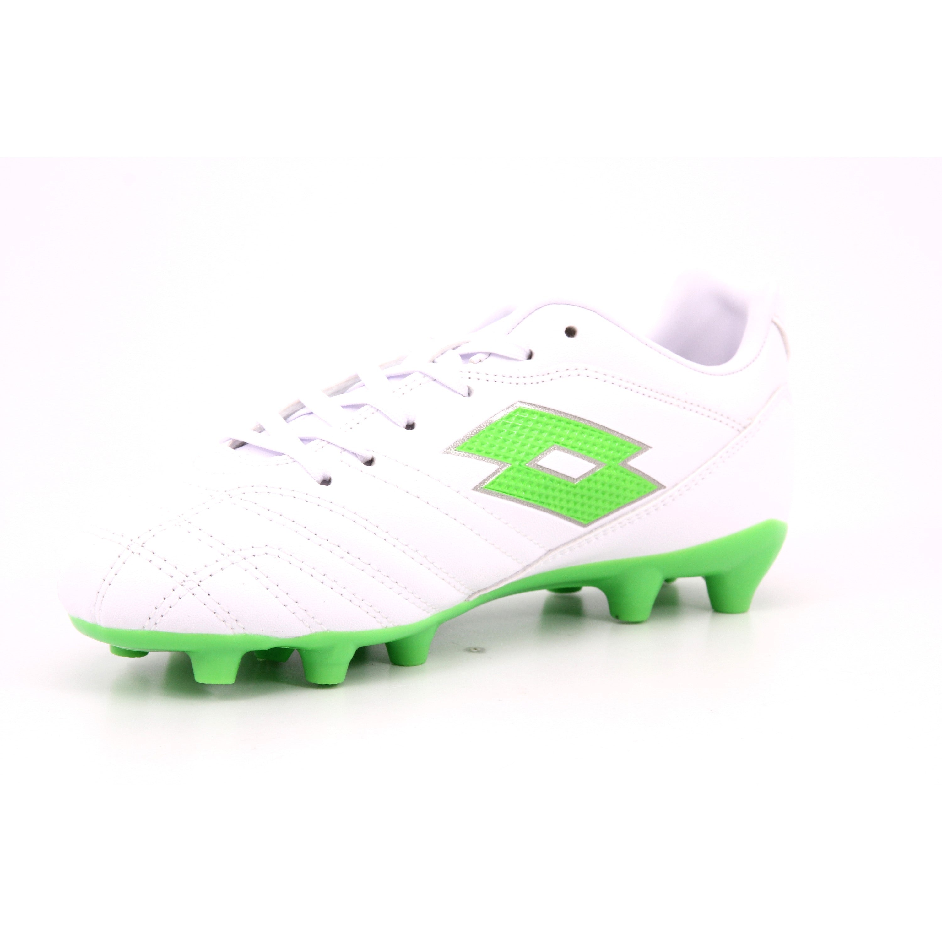 STADIO 705 FG JR ALL WHITE/SPRING GREEN