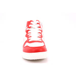 ROCK 0062 MID J VEG.LEATHER WHITE/RED