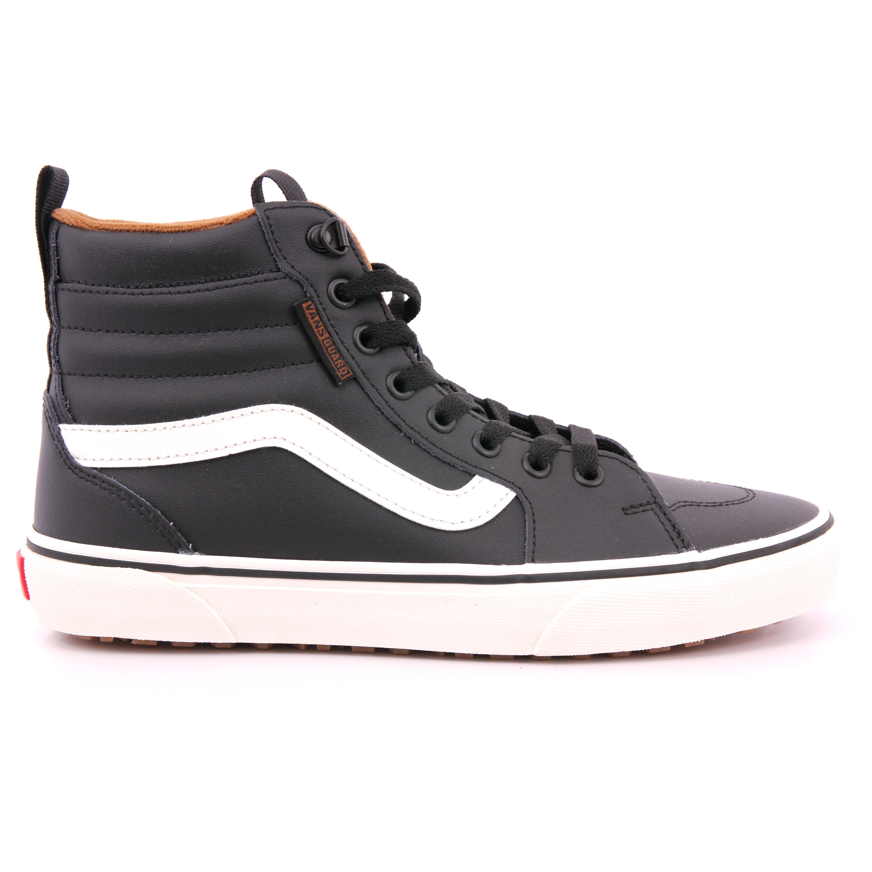 MN FILMORE HI VANSGUARD LEATHER BLACK/MARSHMALLOW