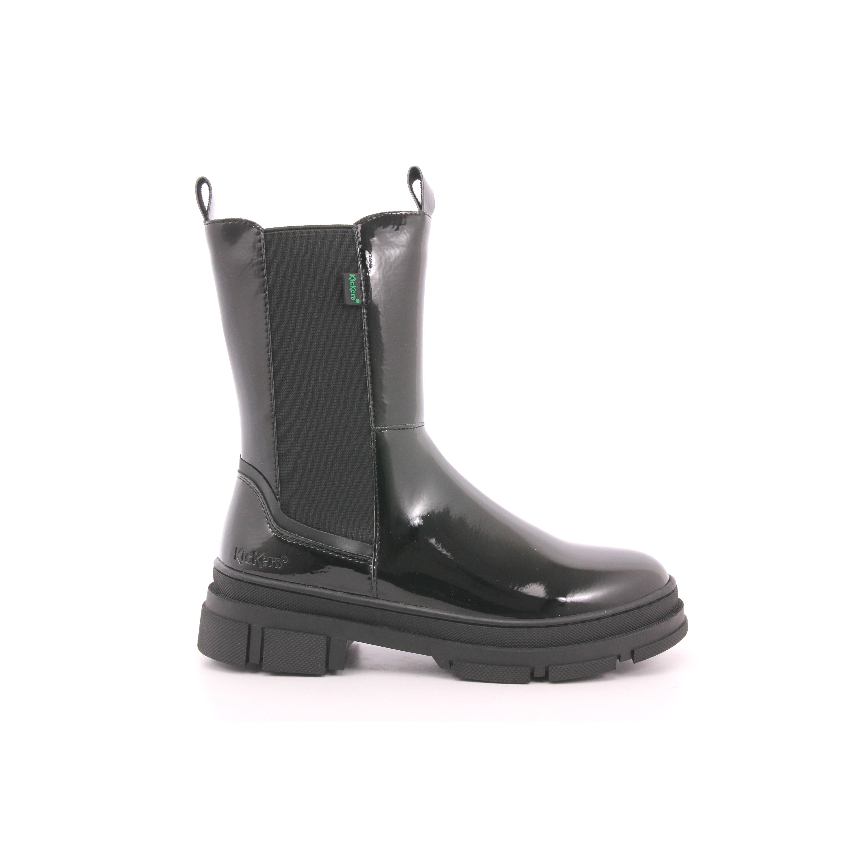 KICK GOZ PATENT PU + REFLEX PU SHINY BLACK 83