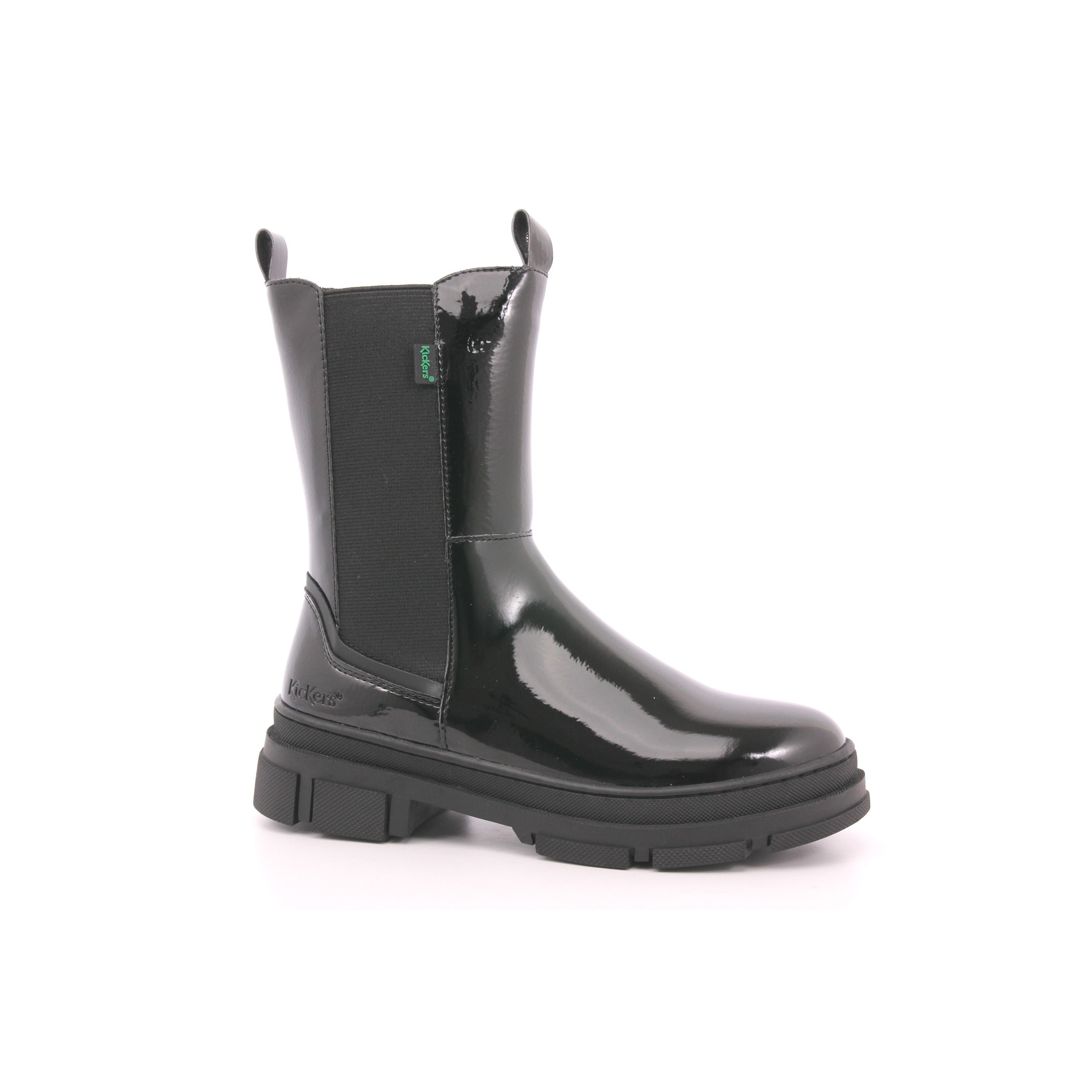 KICK GOZ PATENT PU + REFLEX PU SHINY BLACK 83