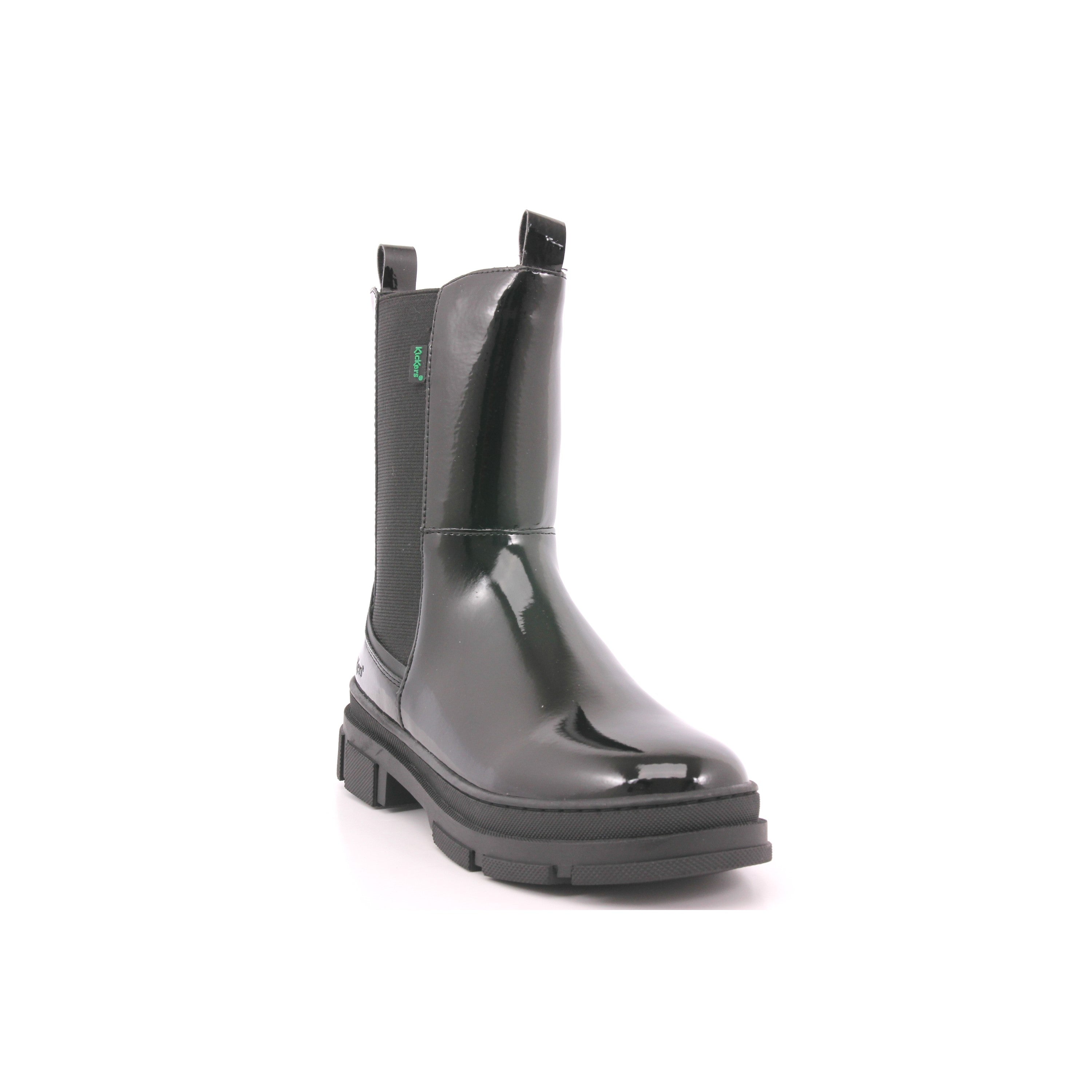 KICK GOZ PATENT PU + REFLEX PU SHINY BLACK 83
