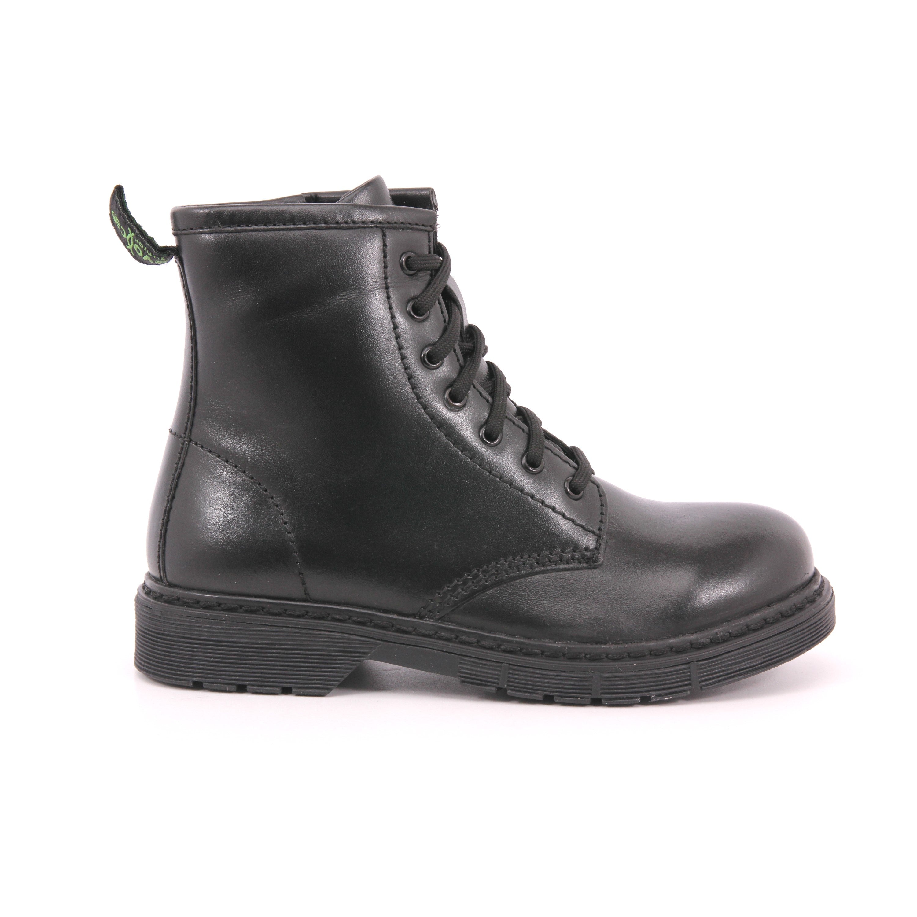 EVOCA JUNIOR BLACK - LACCI CUCITURE E FONDO BLACK