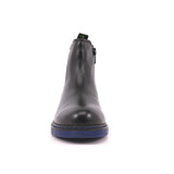 EVOCA JUNIOR BLACK ELASTICO CUCITRE FONDO BLU