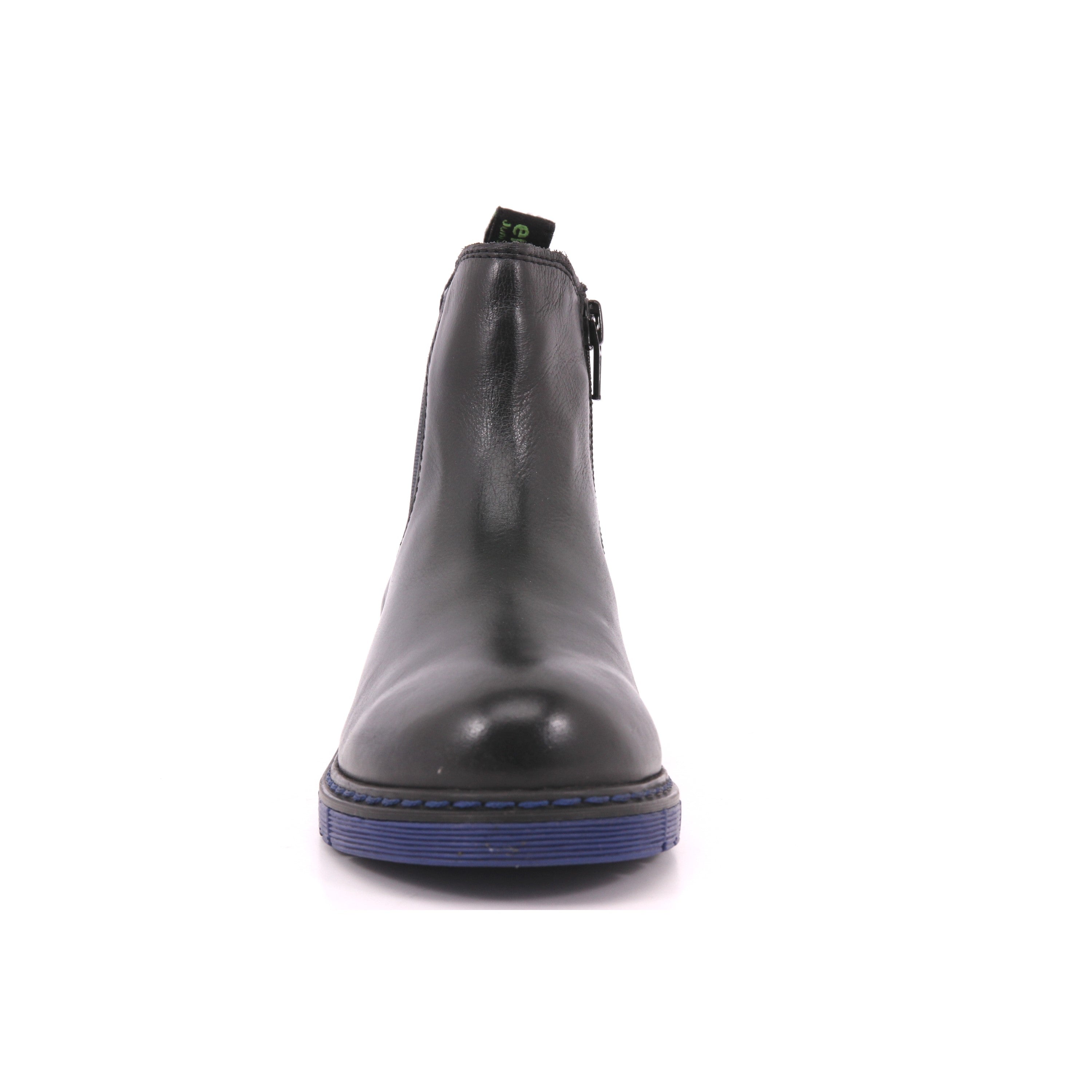 EVOCA JUNIOR BLACK ELASTICO CUCITRE FONDO BLU