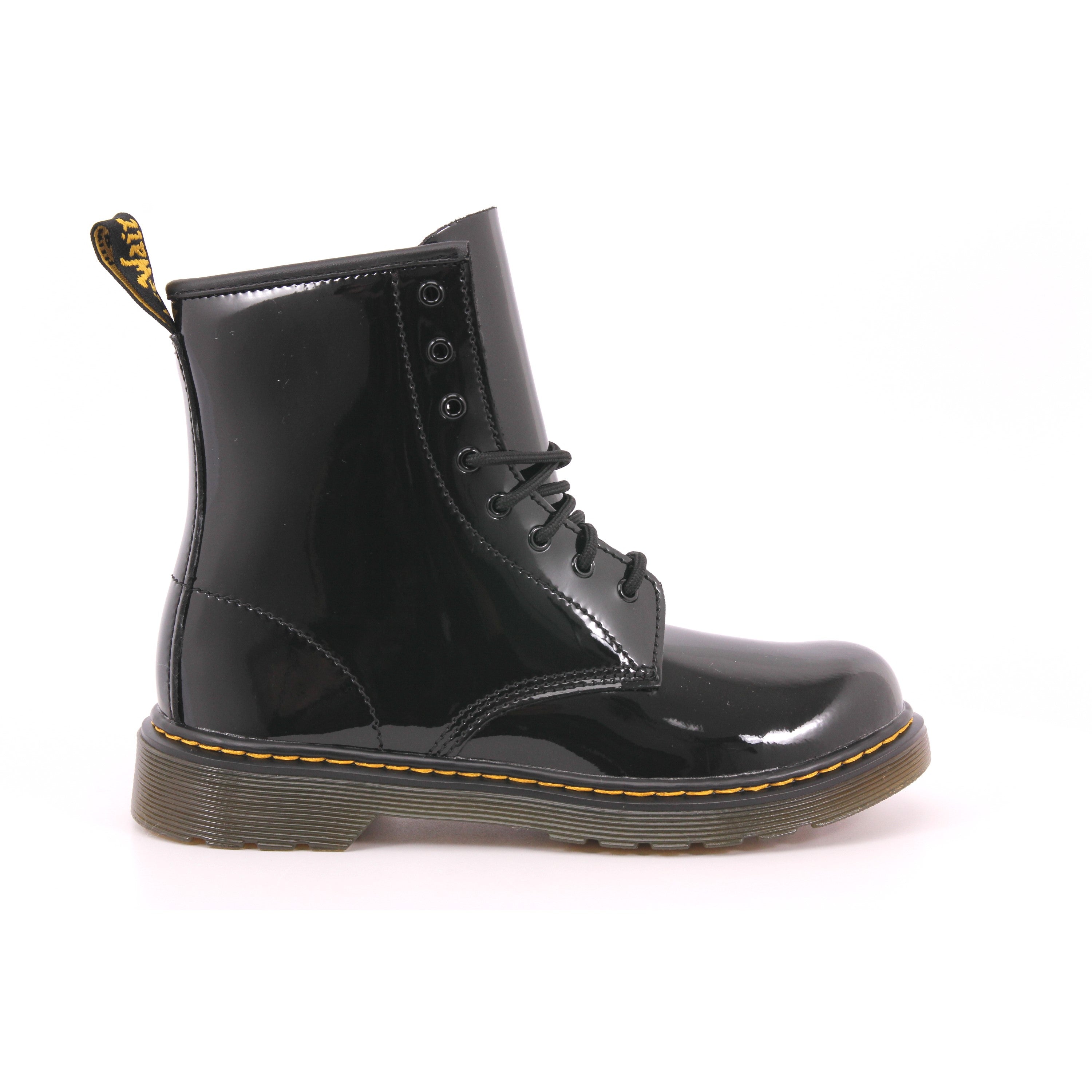 1460 Y BLACK PATENT LAMPER