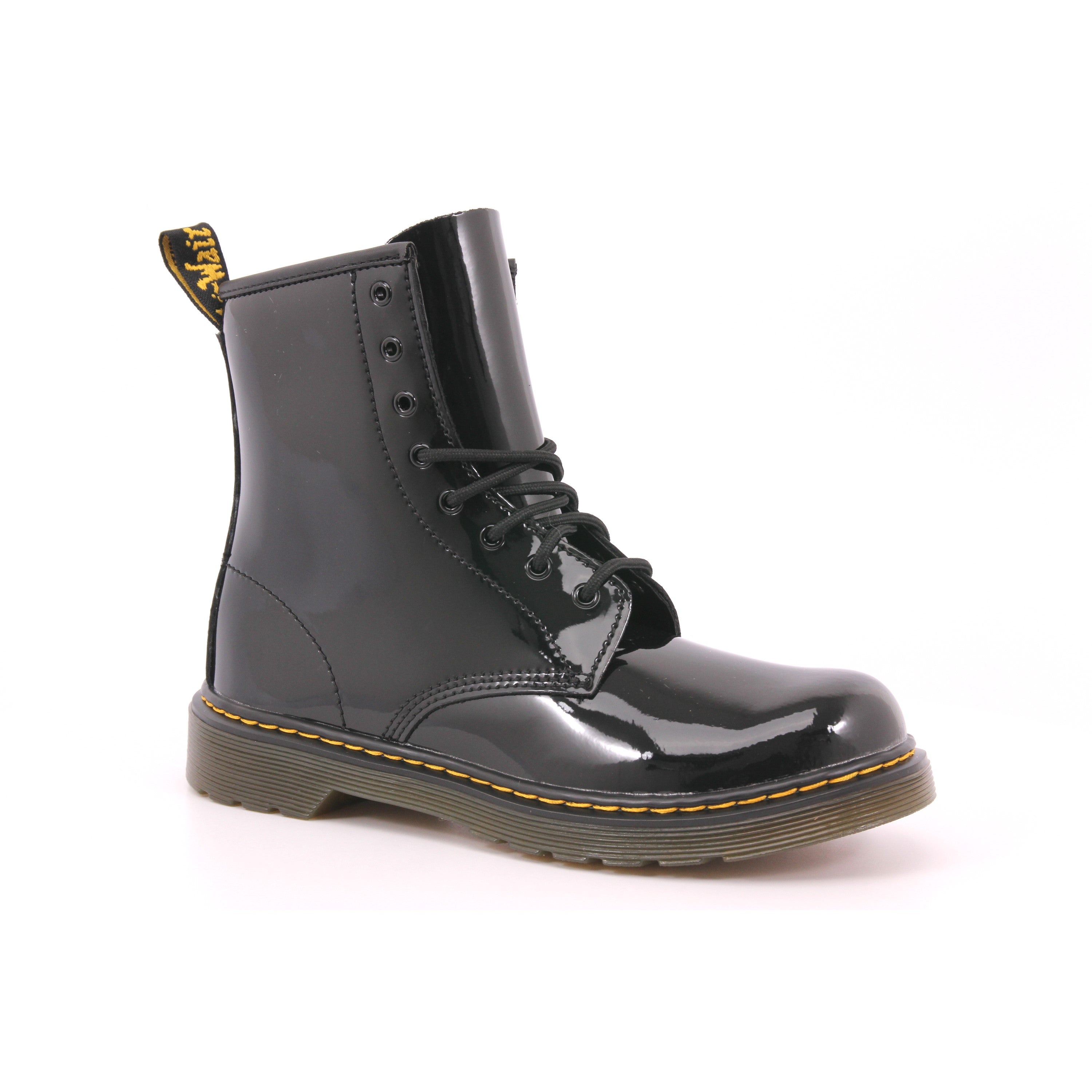 1460 Y BLACK PATENT LAMPER
