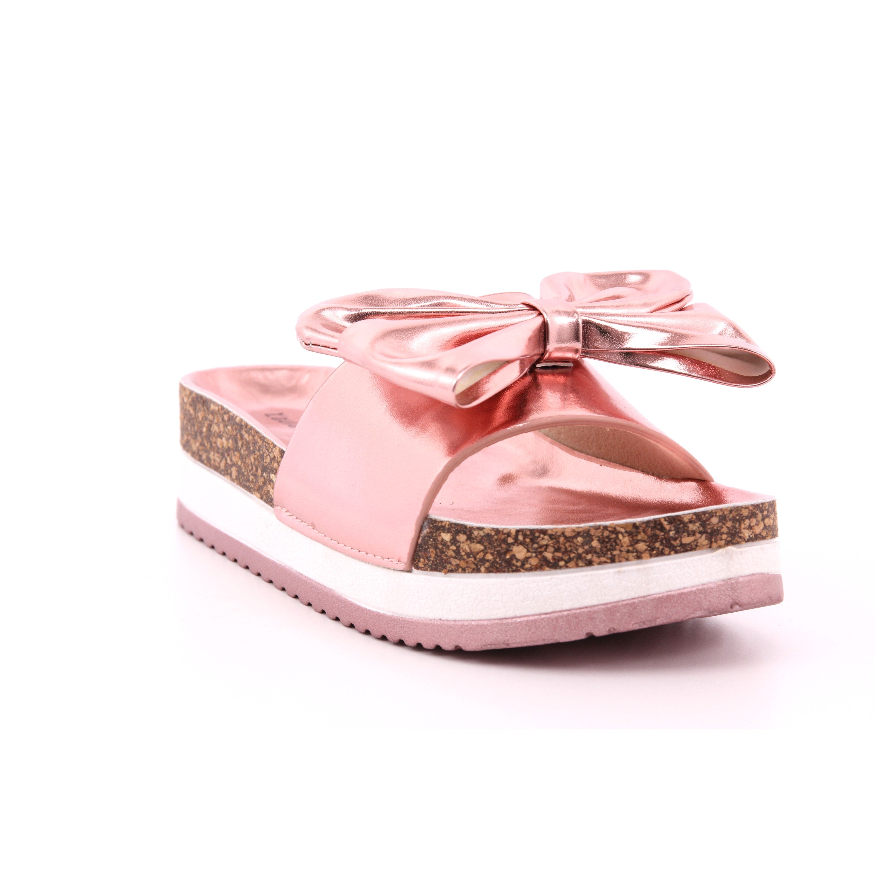 CIABATTA DONNA METAL COPPER