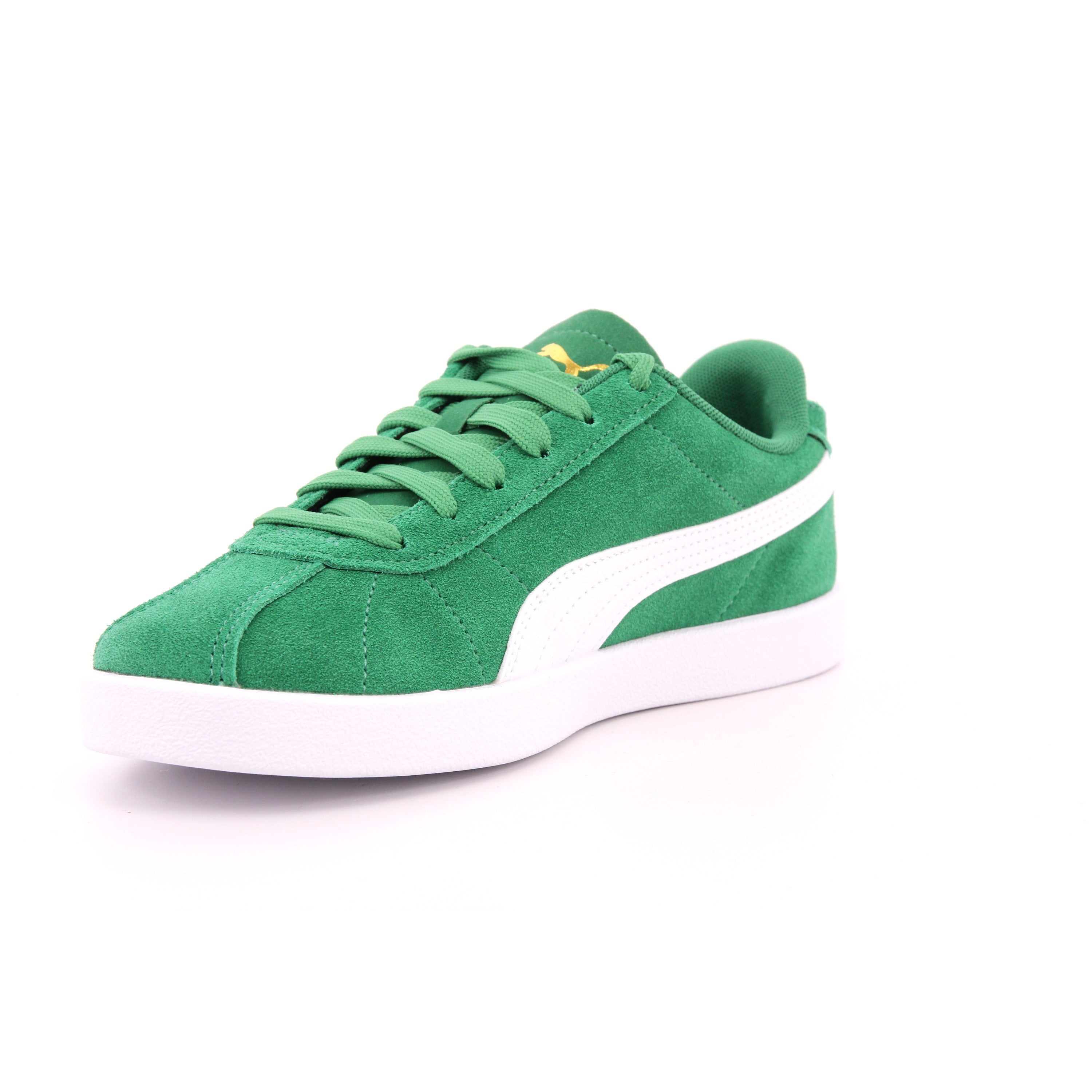 PUMA CLUB II JR,ARCHIVE GREEN-PUMA WHITE